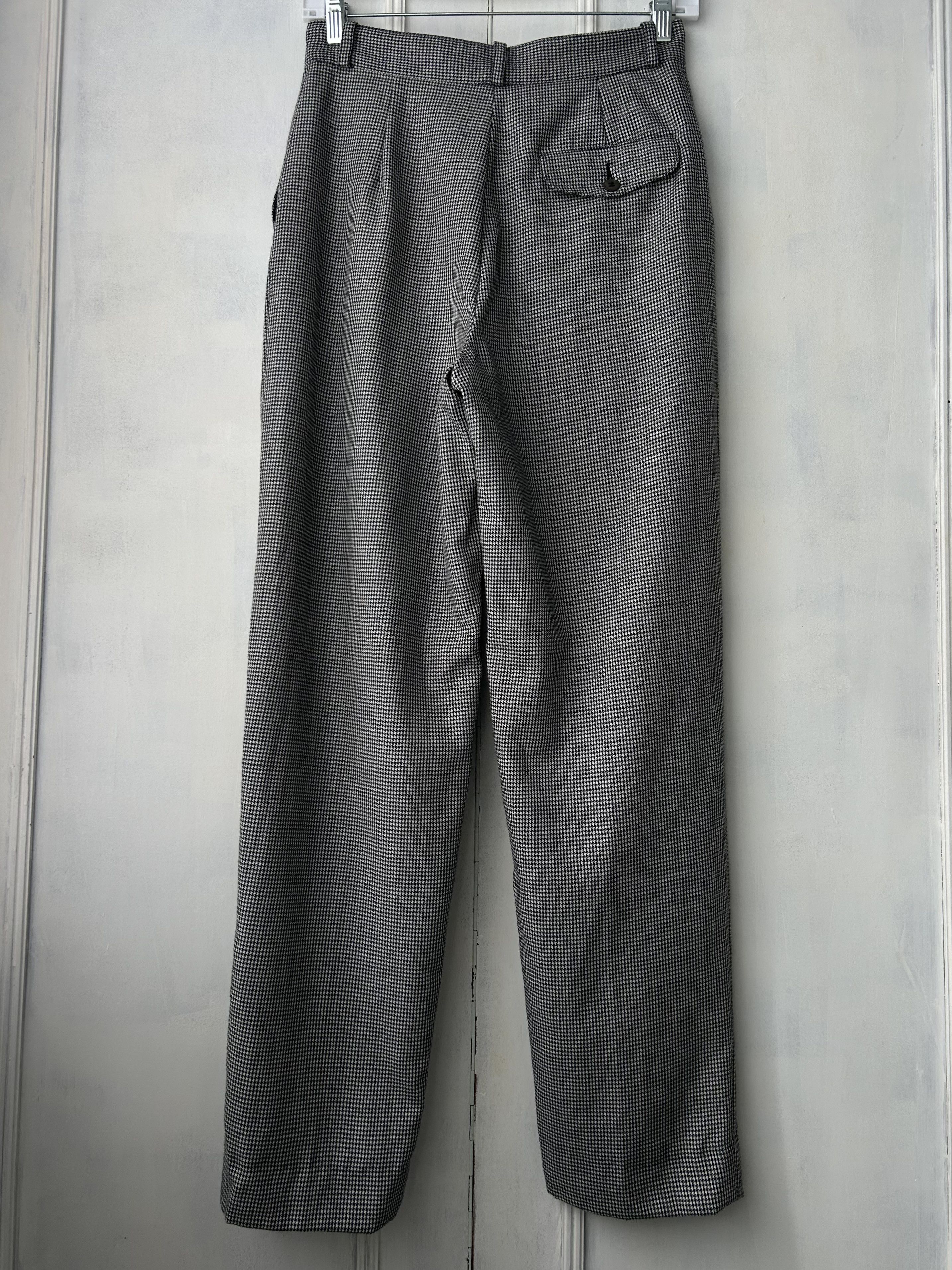 Burberry Burberrys of London Houndstooth Wool Trousers Size 30" / US 8 / IT 44 - 1 Thumbnail