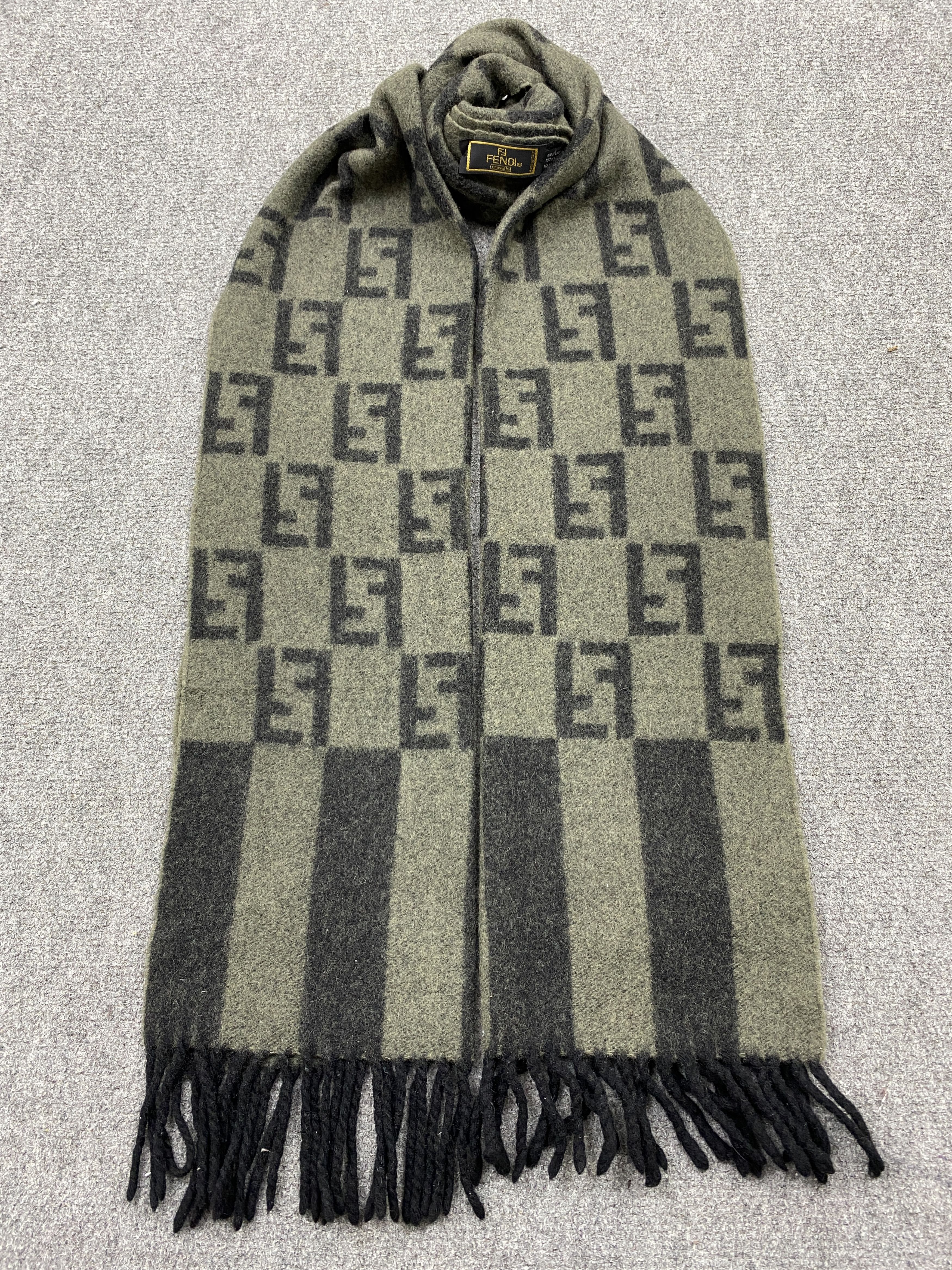 Fendi Vintage Fendi Monogram Scarf/Muffler -SC0103 Size ONE SIZE - 1 Thumbnail