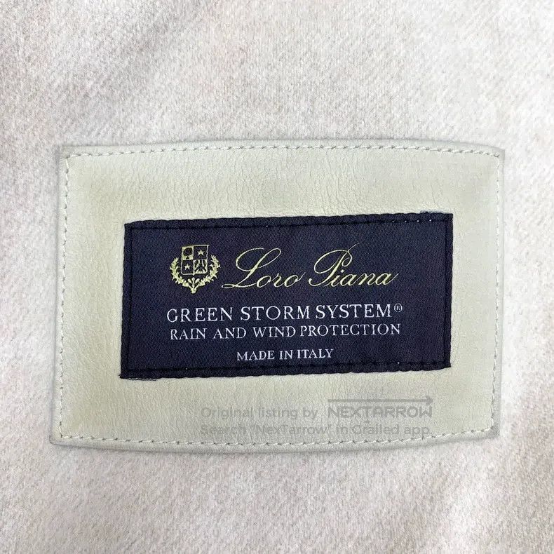 Loro Piana Loro Piana Off-white Collared Sheepskin Leather Zip Jacket Size XS / US 0-2 / IT 36-38 - 6 Thumbnail