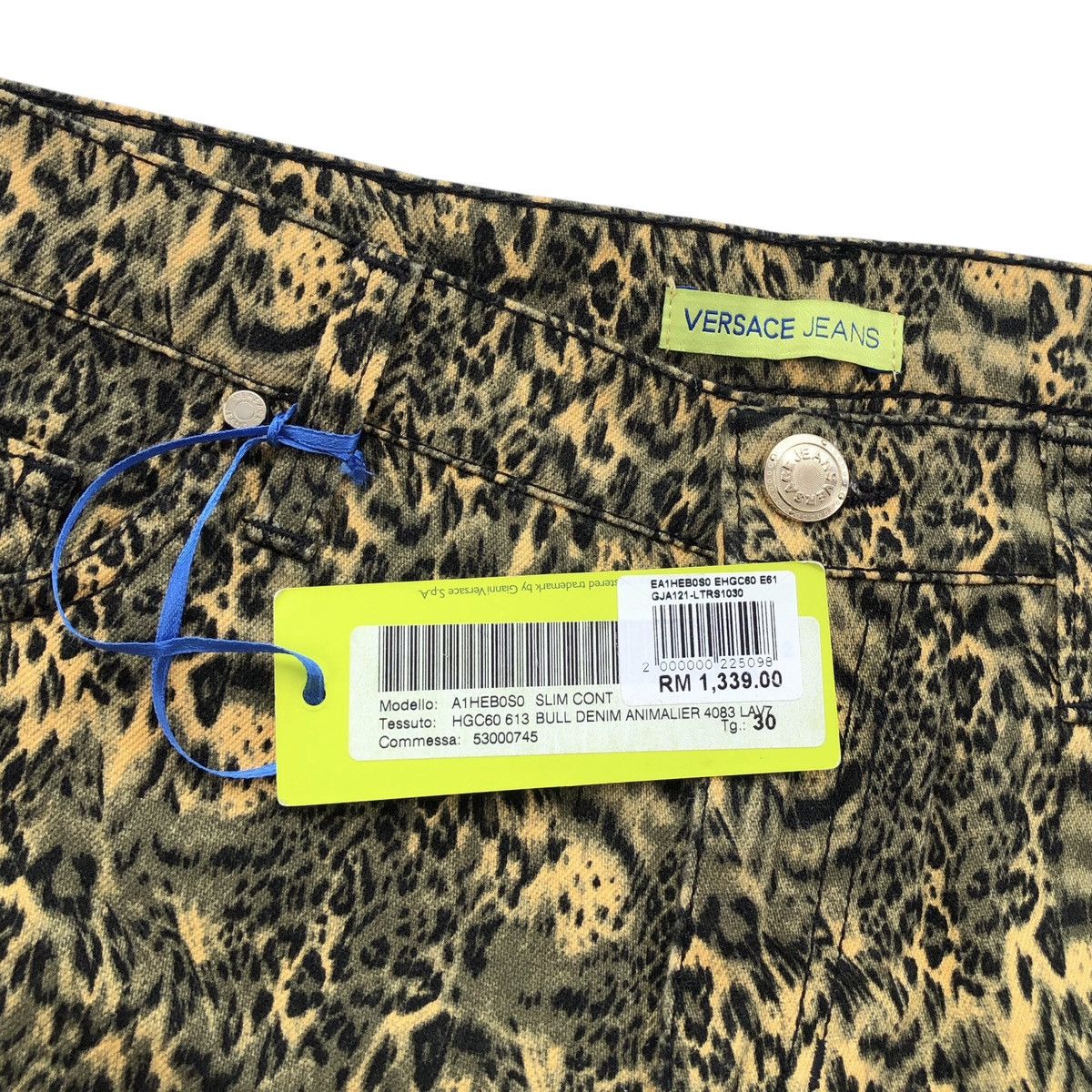 Versace Versace Jeans Couture Pants With An All-Over Leopard Print Size 30" / US 8 / IT 44 - 12 Thumbnail