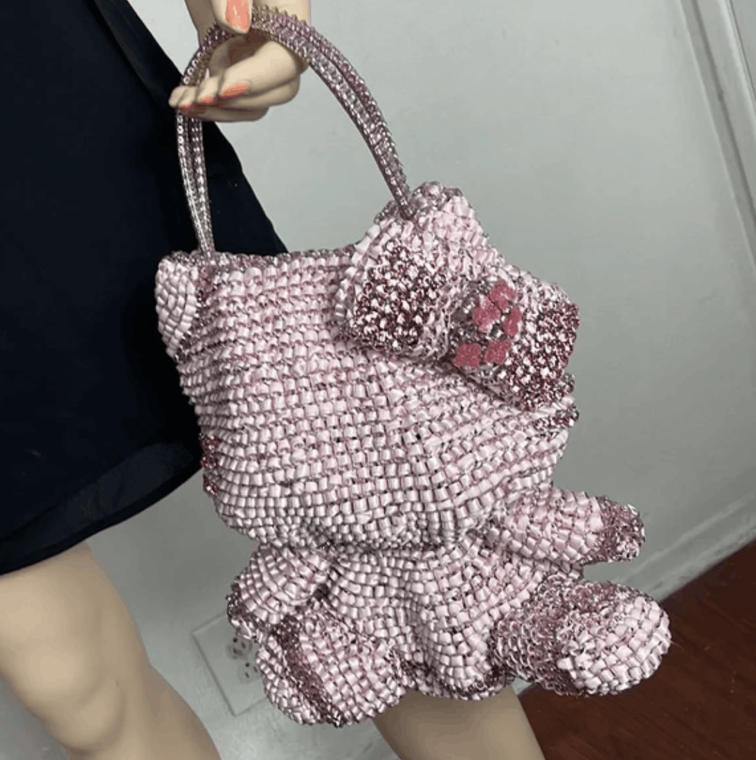 ANTEPRIMA Limited Edition Anteprima x Hello Kitty Wirebag – RASO Size ONE SIZE - 9 Thumbnail