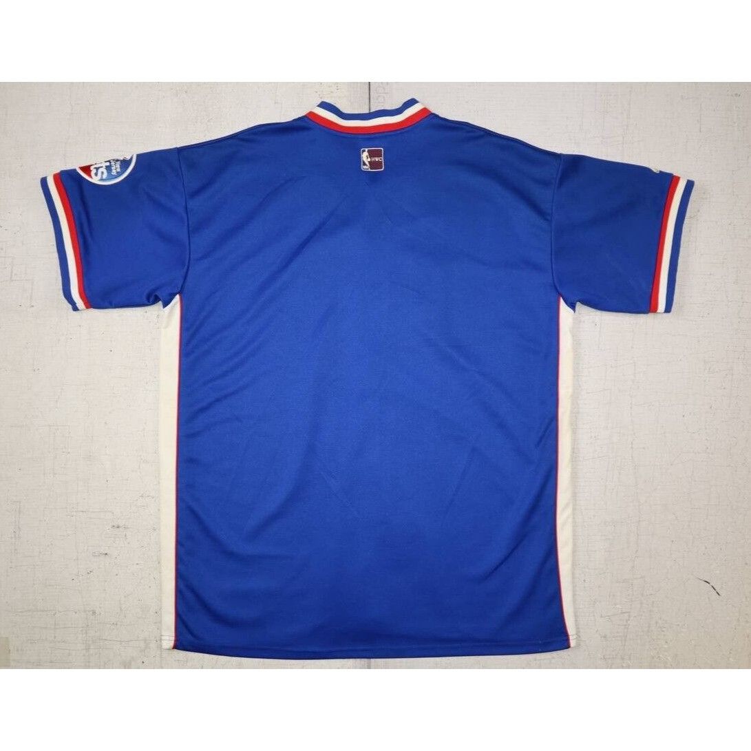 Majestic VTG Majestic New Jersey Nets Shooting Shirt Hardwood Classic Size US XL / EU 56 / 4 - 2 Thumbnail