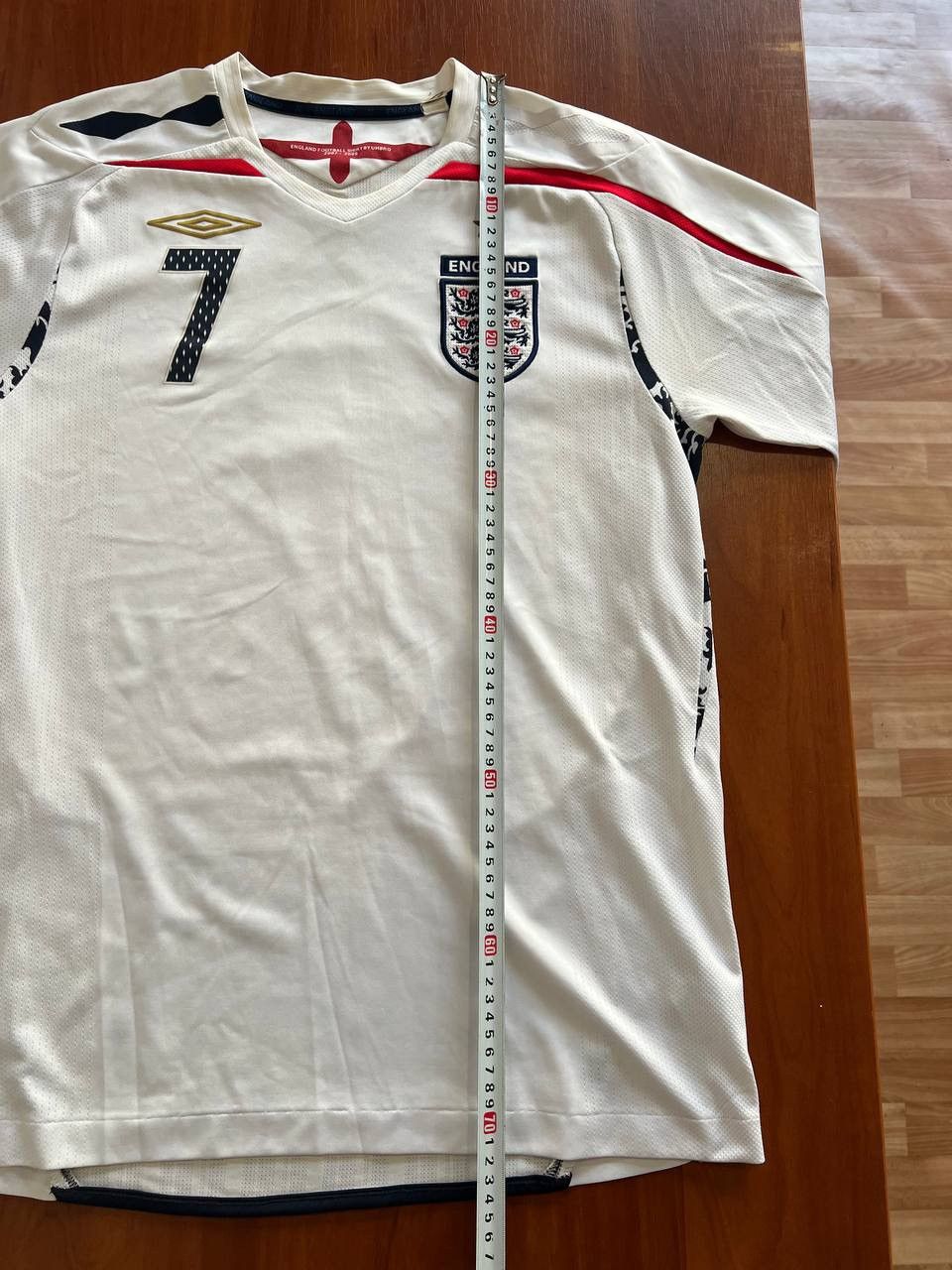 Umbro 2007/09 ENGLAND TEAM #7 WALCOTT SOCCER JERSEY FOOTBALL SHIRT Size US M / EU 48-50 / 2 - 21 Thumbnail