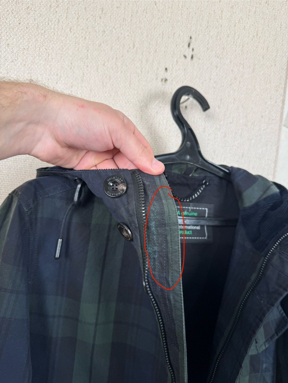 Belstaff Belstaff Watchman Wax Jacket Raincoat Checked Mens M Size US M / EU 48-50 / 2 - 16 Thumbnail