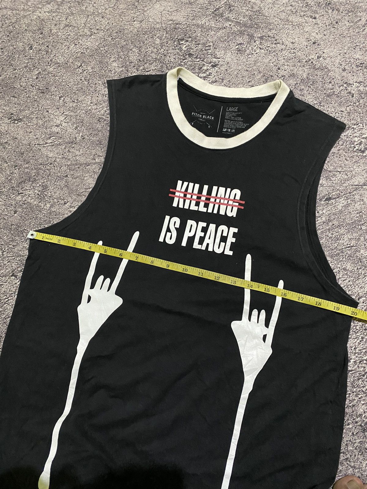 Hysteric Glamour Y2k Pitch Black ifsixwasnine punk tanktop Size US L / EU 52-54 / 3 - 5 Thumbnail