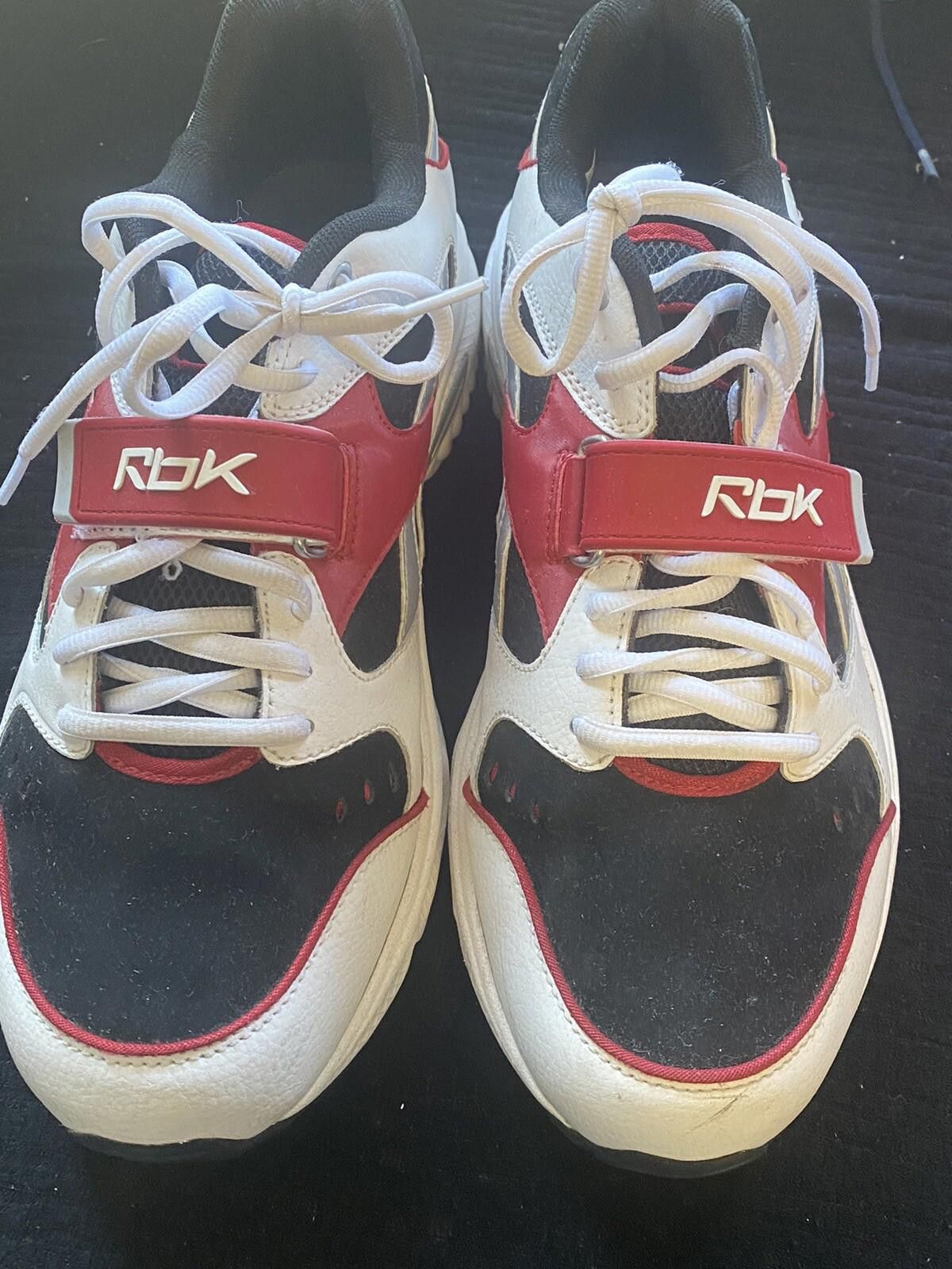 Reebok Reebok RB-704 FLU 2-177611 red black white shoes Size 12 Size US 12 / EU 45 - 1 Thumbnail