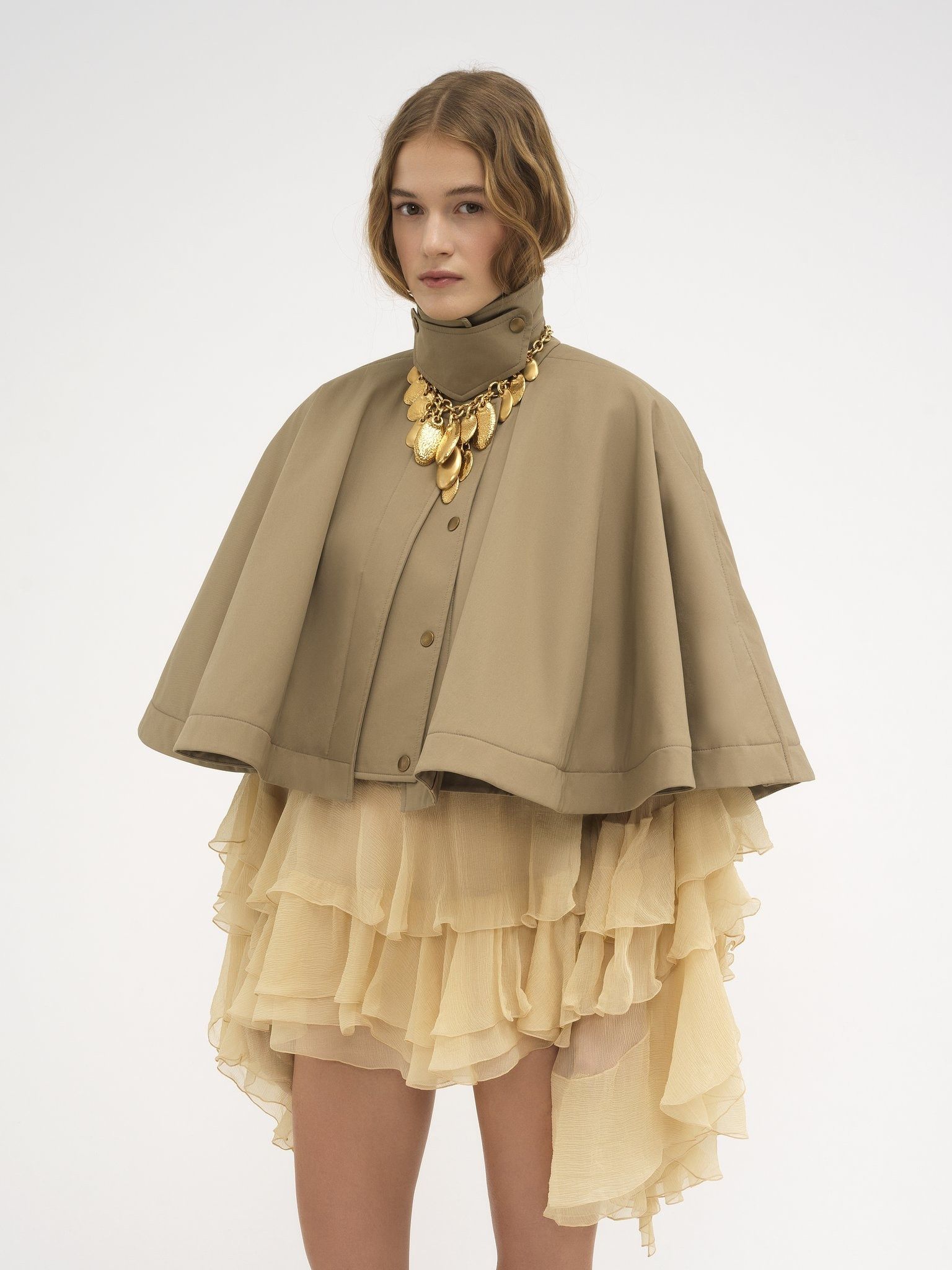 Chloe o1loc1c10226 Soften Coat in Brown Size L / US 10 / IT 46 - 3 Thumbnail