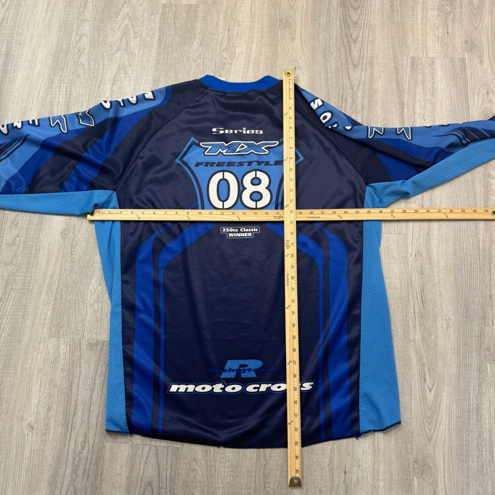 Vintage Vintage MX Motocross Racing Shirt Men's Extra Large XL Blue Size US XL / EU 56 / 4 - 6 Thumbnail