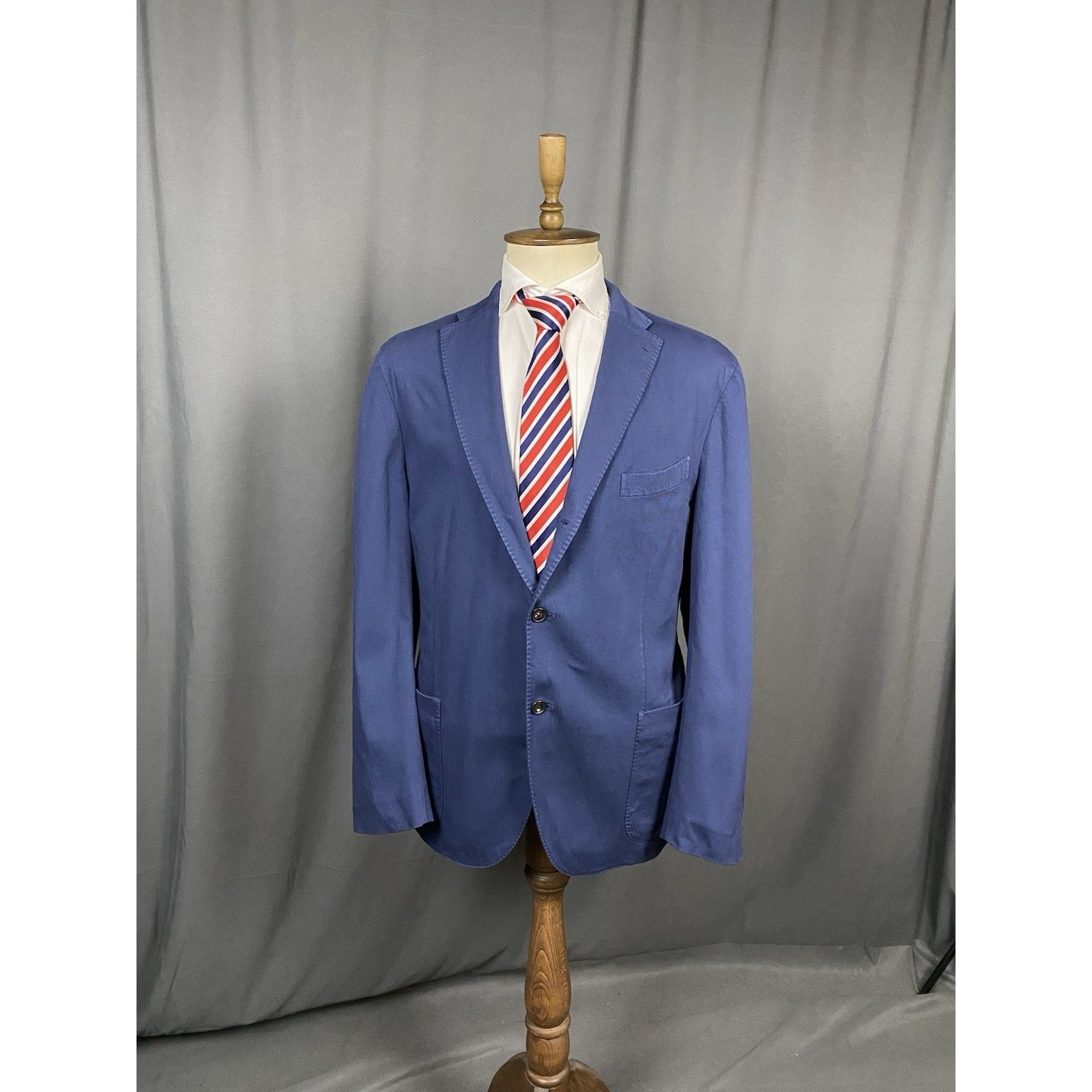 Boglioli Boglioli 50 K. Jacket Men's Blue Summer Unlined Blazer Jacke Size 50R - 1 Thumbnail