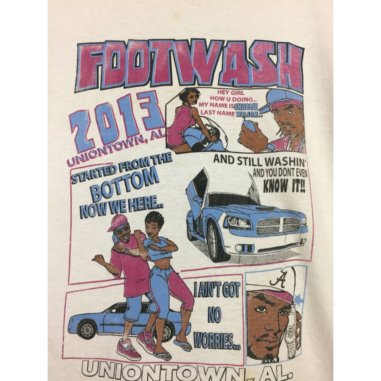 Delta × Vintage Vtg Y2K Footwash 2013 Uniontown Alabama Festival Tee Size US L / EU 52-54 / 3 - 5 Thumbnail