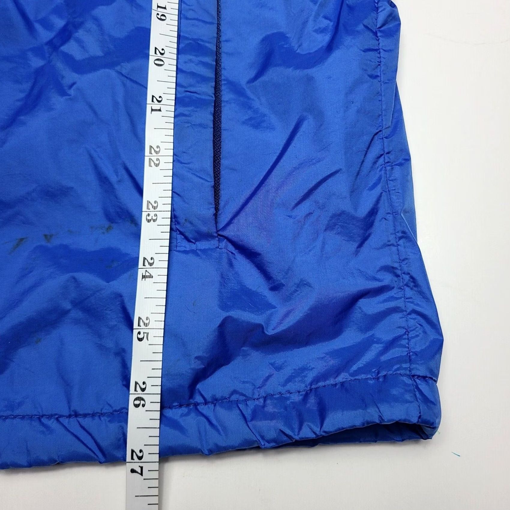Adidas VINTAGE adidas Running Jacket Blue Reflective Nylon US Made Size Large Mens Size US L / EU 52-54 / 3 - 7 Thumbnail