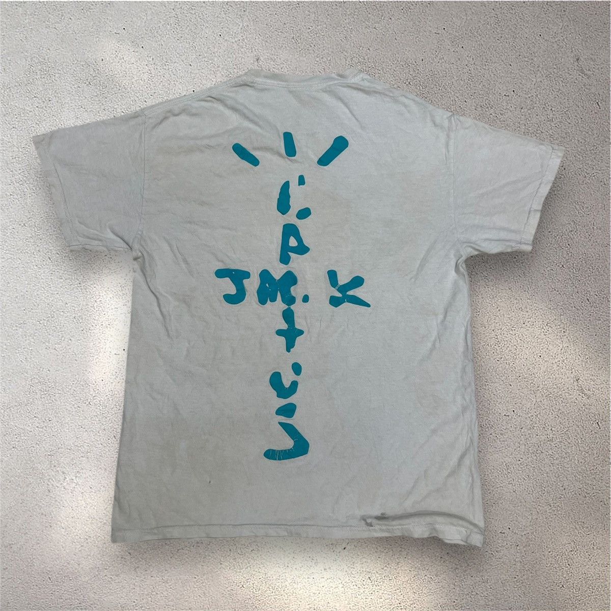 Travis Scott Thrashed Faded Tell em jack Sent You Travis Scott Rap Tshirt Size US S / EU 44-46 / 1 - 2 Thumbnail