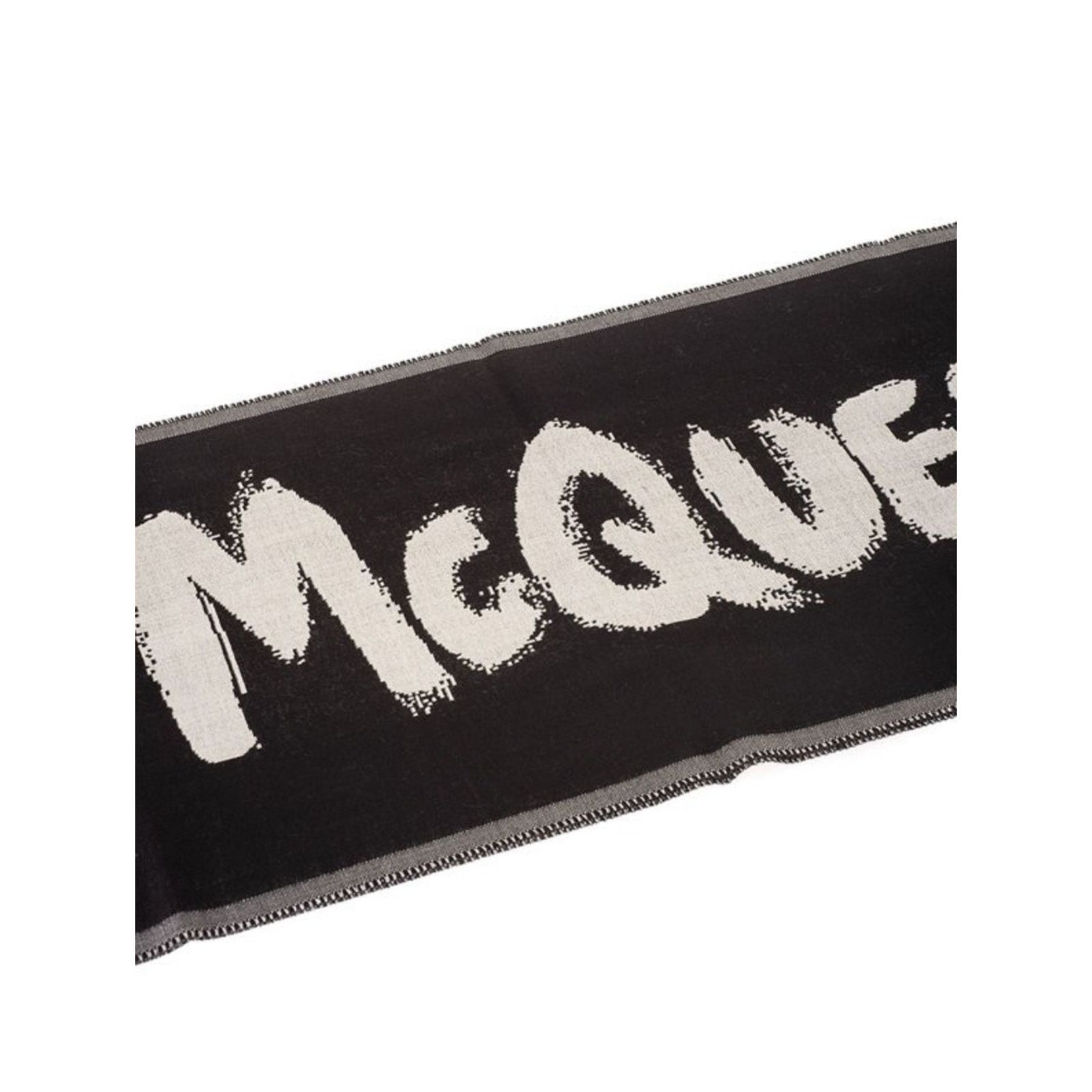 Alexander McQueen Alexander McQueen Oversize McQueen Graffiti Scarf Wool COA Size ONE SIZE - 9 Thumbnail