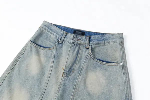 VIBE Fashion patchwork cargo punk distressed scimitar jeans Size US 32 / EU 48 - 4 Thumbnail