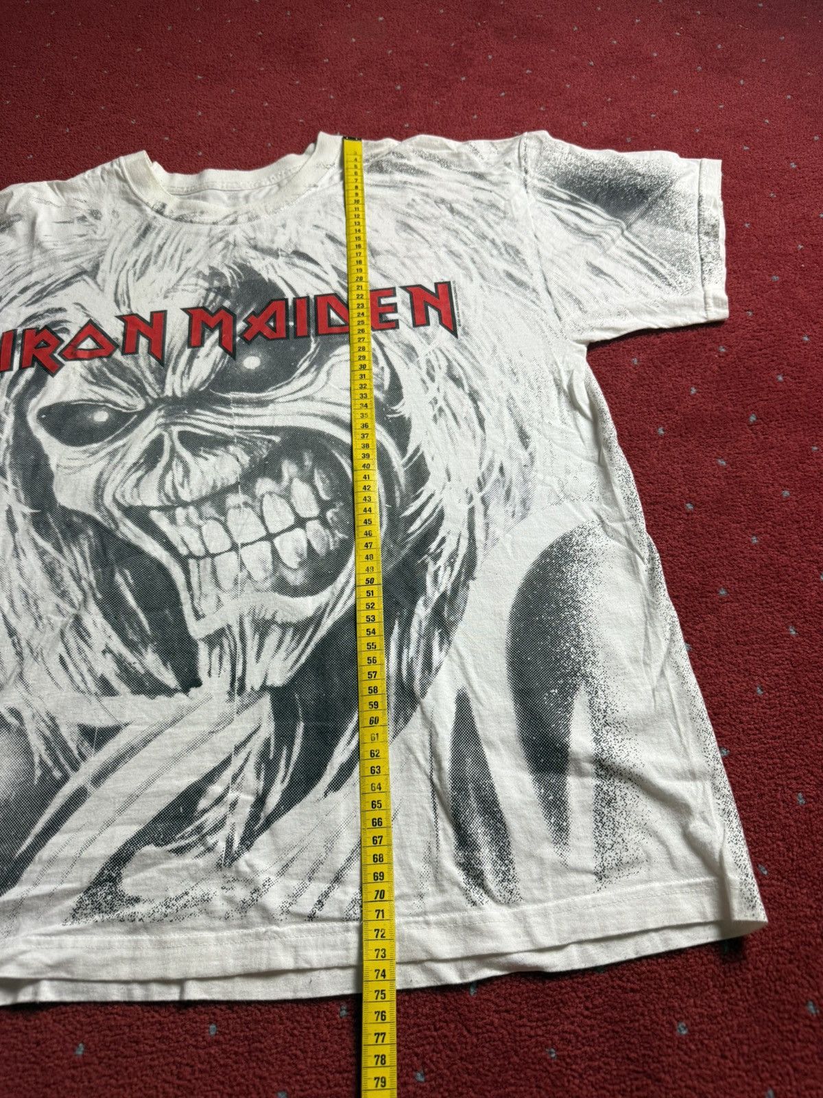 Vintage Vintage Iron Maiden All Over Print Tee Size US L / EU 52-54 / 3 - 7 Thumbnail