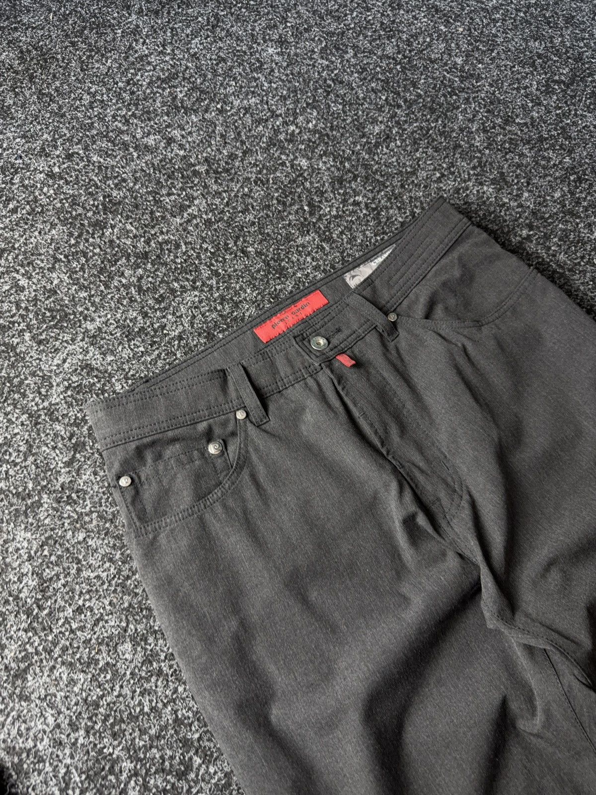 Pierre Cardin Japanese style Pierre Cardin Black Stretch Jeans pants Size US 34 / EU 50 - 6 Thumbnail