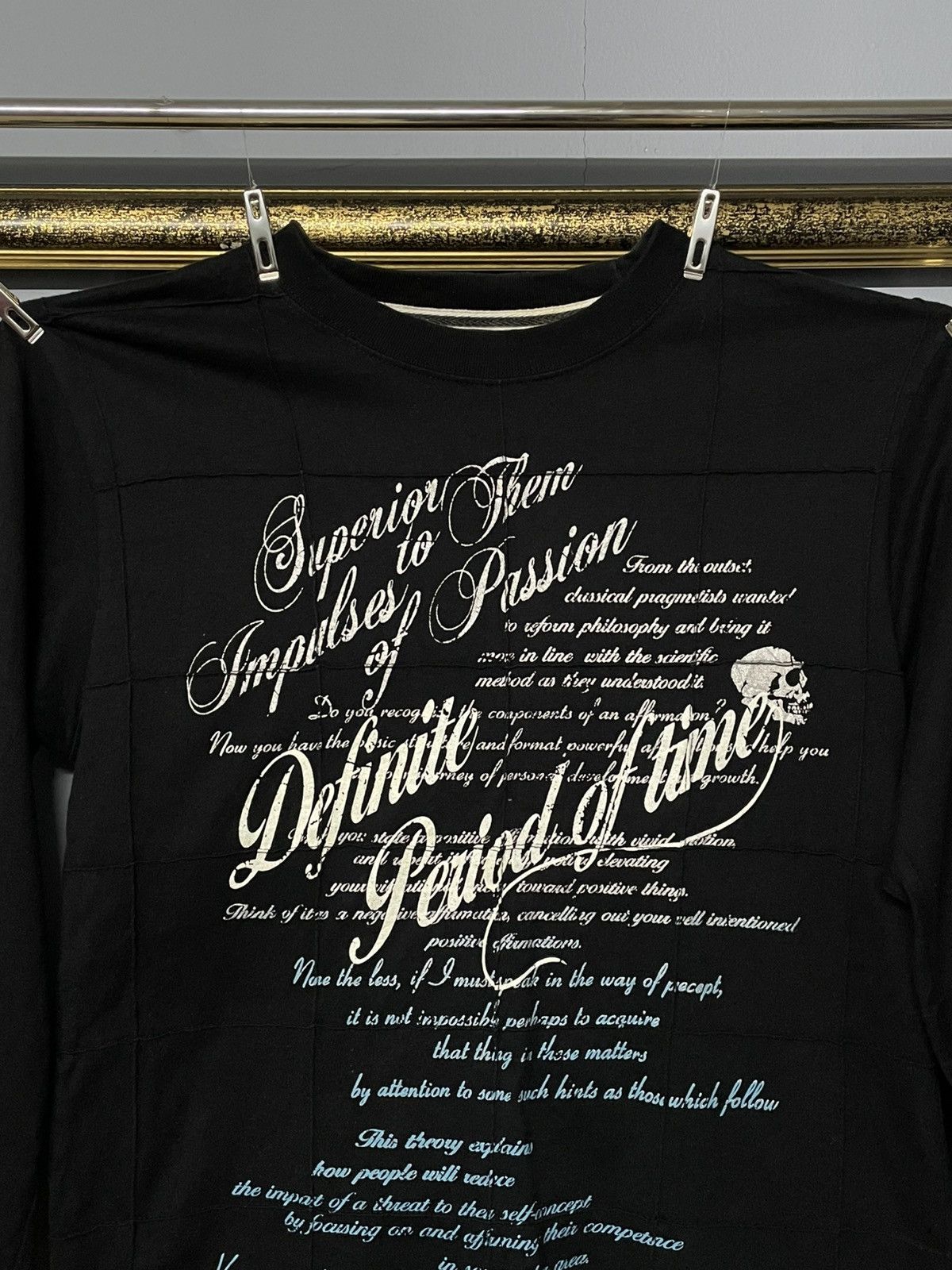 KMRii Vintage 1990s Japan Designer Elements Punk Passion Skull Tee Size US S / EU 44-46 / 1 - 4 Thumbnail