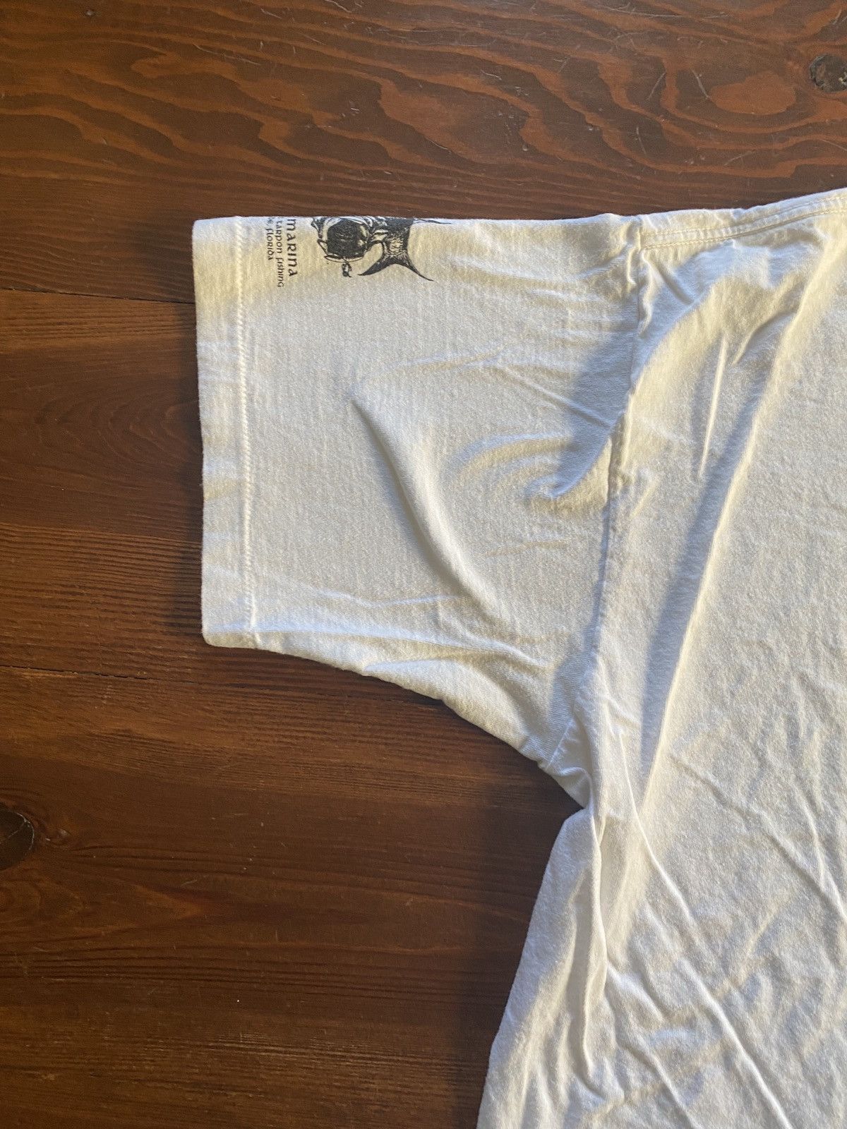 Vintage Vintage ‘89 Fish Alphabet Florida Marina Single Stitch Tee ...