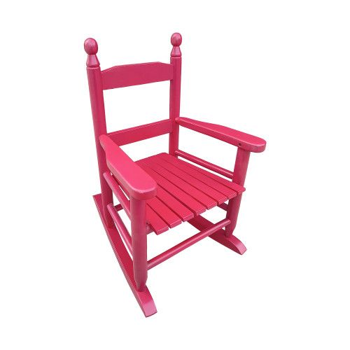Designer × Homemade Children's rocking rose red chair- Indoor or Outdoor -Suitab Size US L / EU 52-54 / 3 - 5 Thumbnail