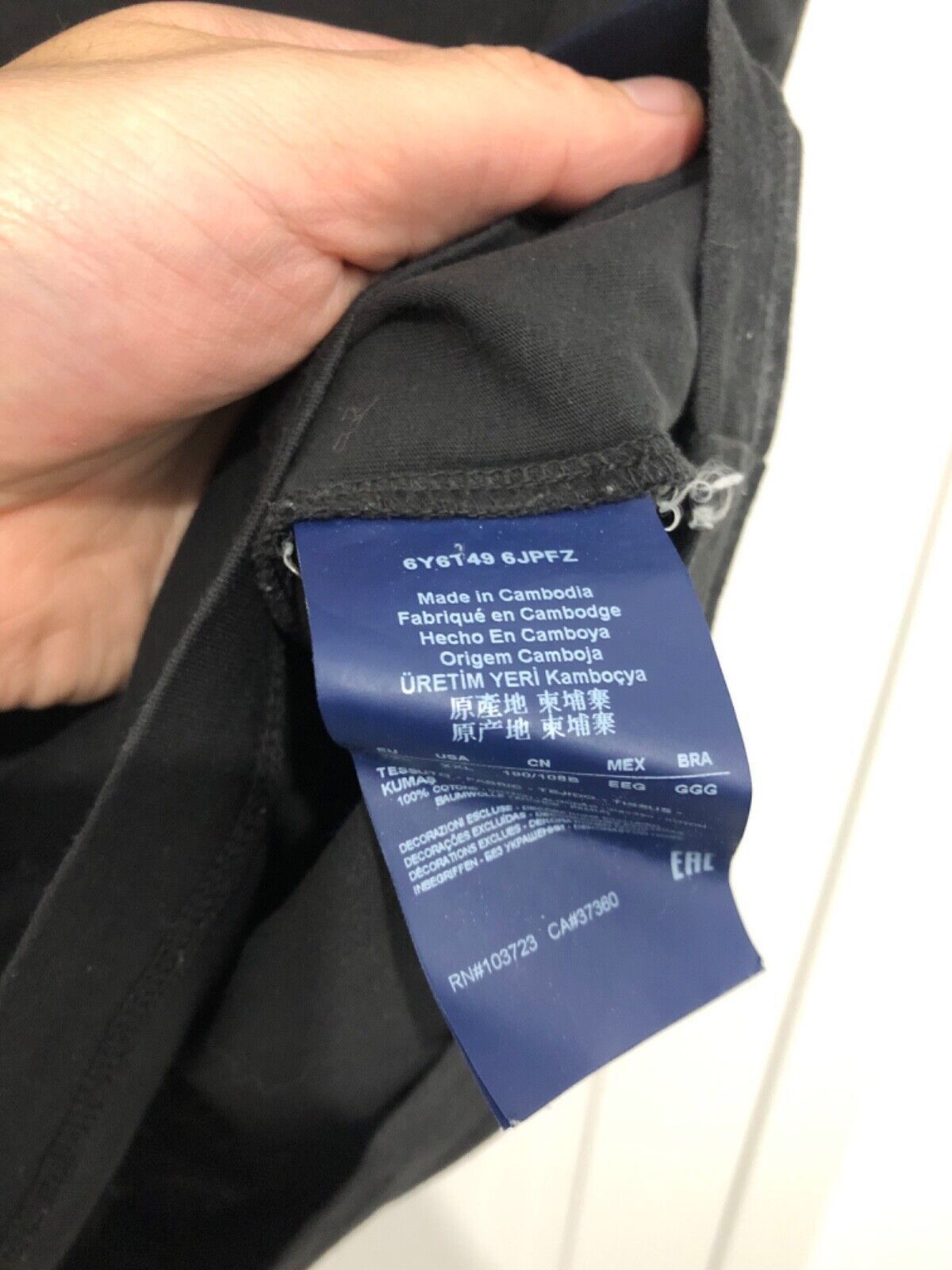 Armani Armani T-Shirt Size US XXL / EU 58 / 5 - 6 Thumbnail