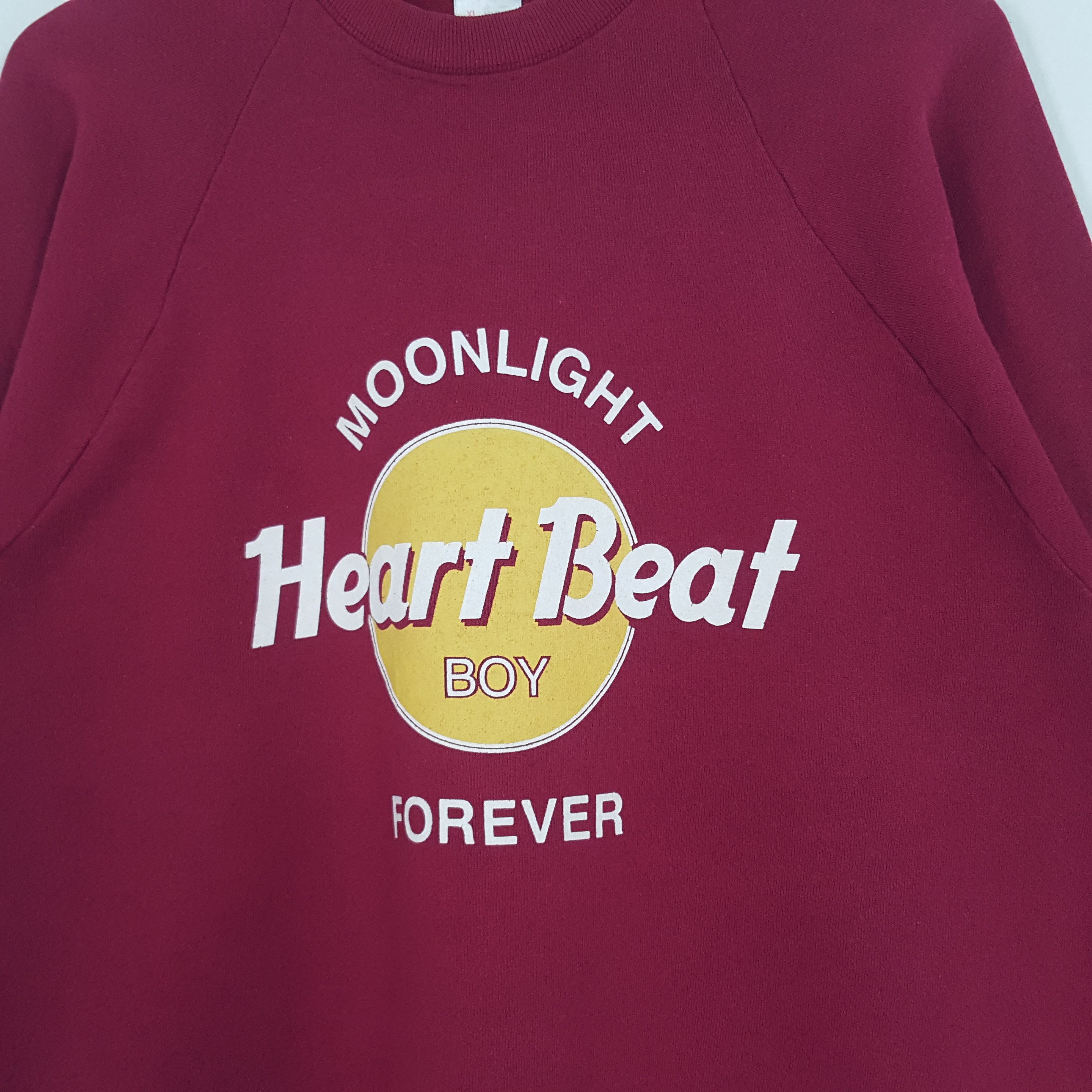 Vintage Vintage Heart Beat Boy X Hard Rock Cafe Parody Sweatshirt Size US L / EU 52-54 / 3 - 2 Thumbnail