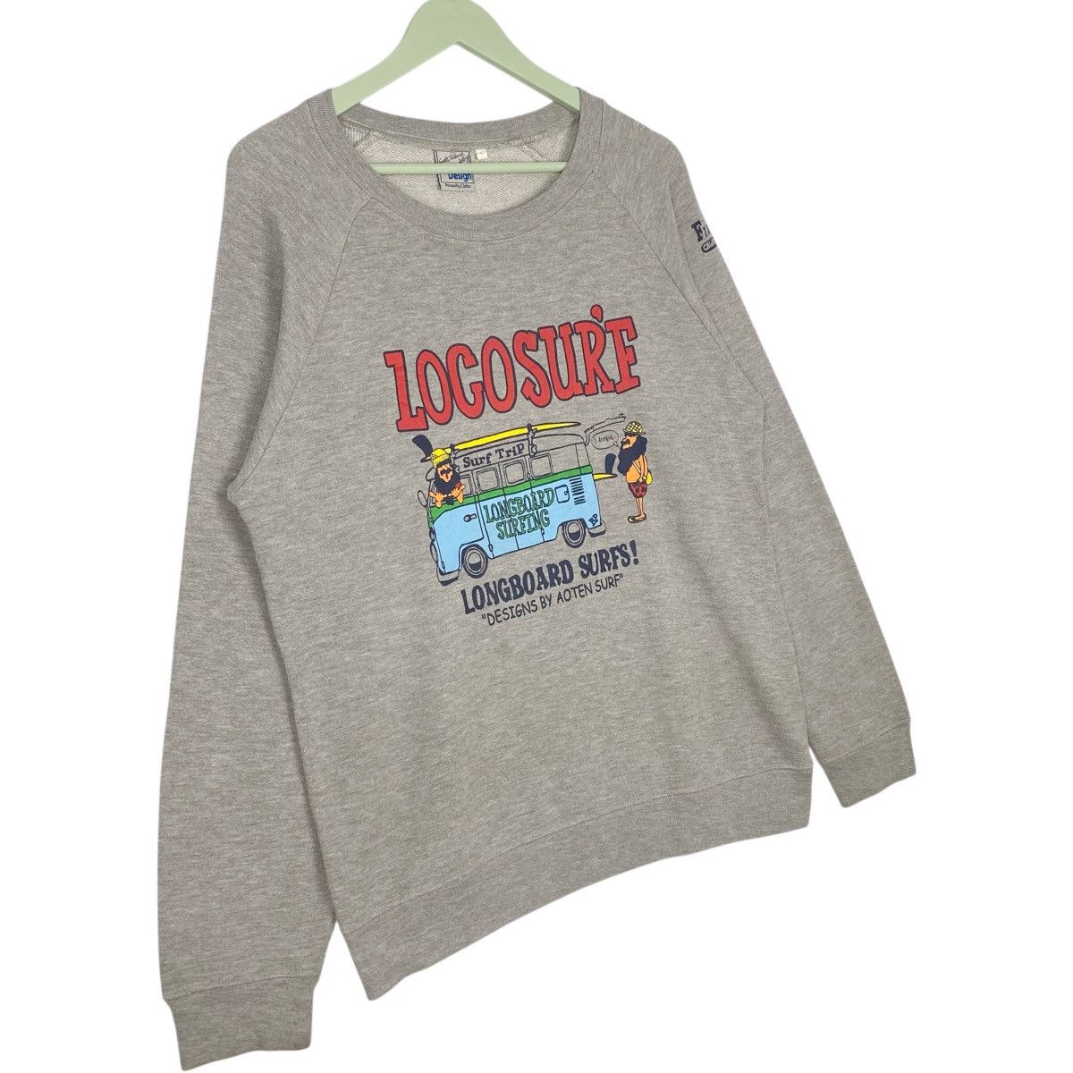 Vintage Vintage CPS Design Surf Sweatshirt Crewneck Grey Size L Size US L / EU 52-54 / 3 - 8 Thumbnail