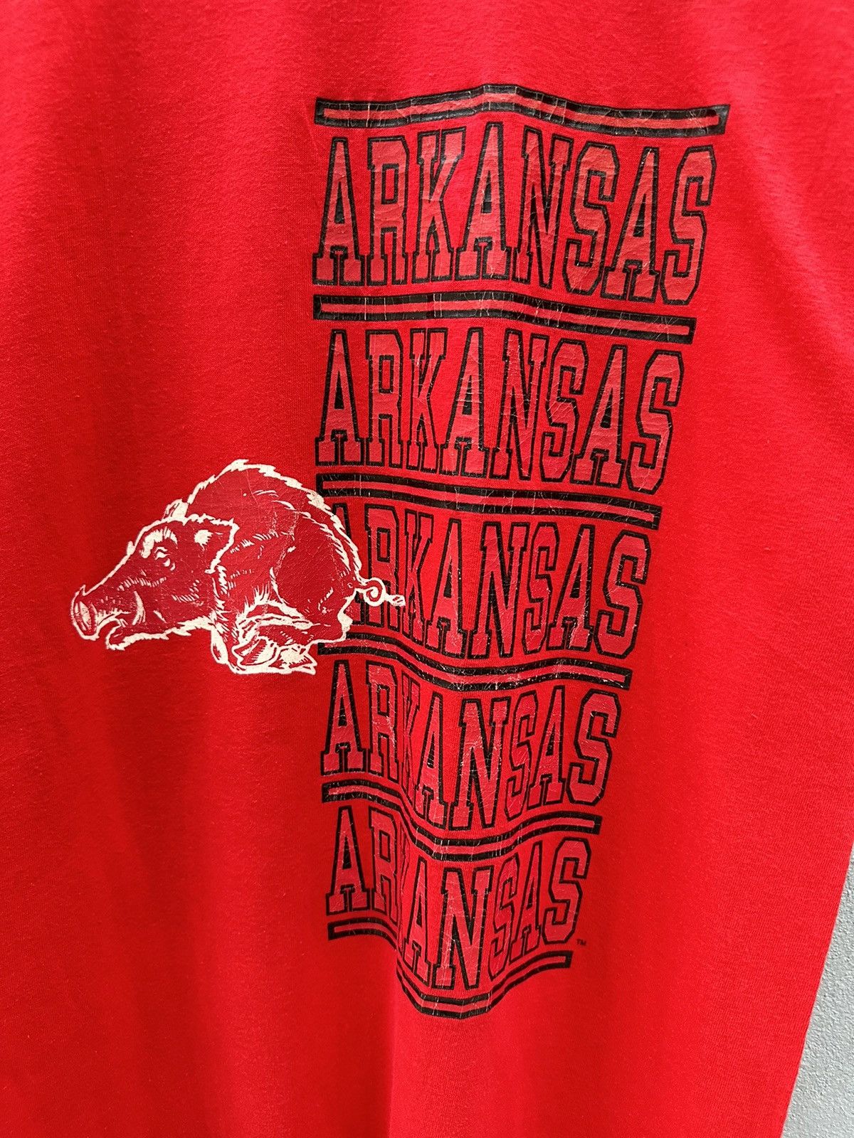 Champion Vintage 90s NOS Champion Arkansas Usa Tshirt A165 Size US M / EU 48-50 / 2 - 2 Thumbnail