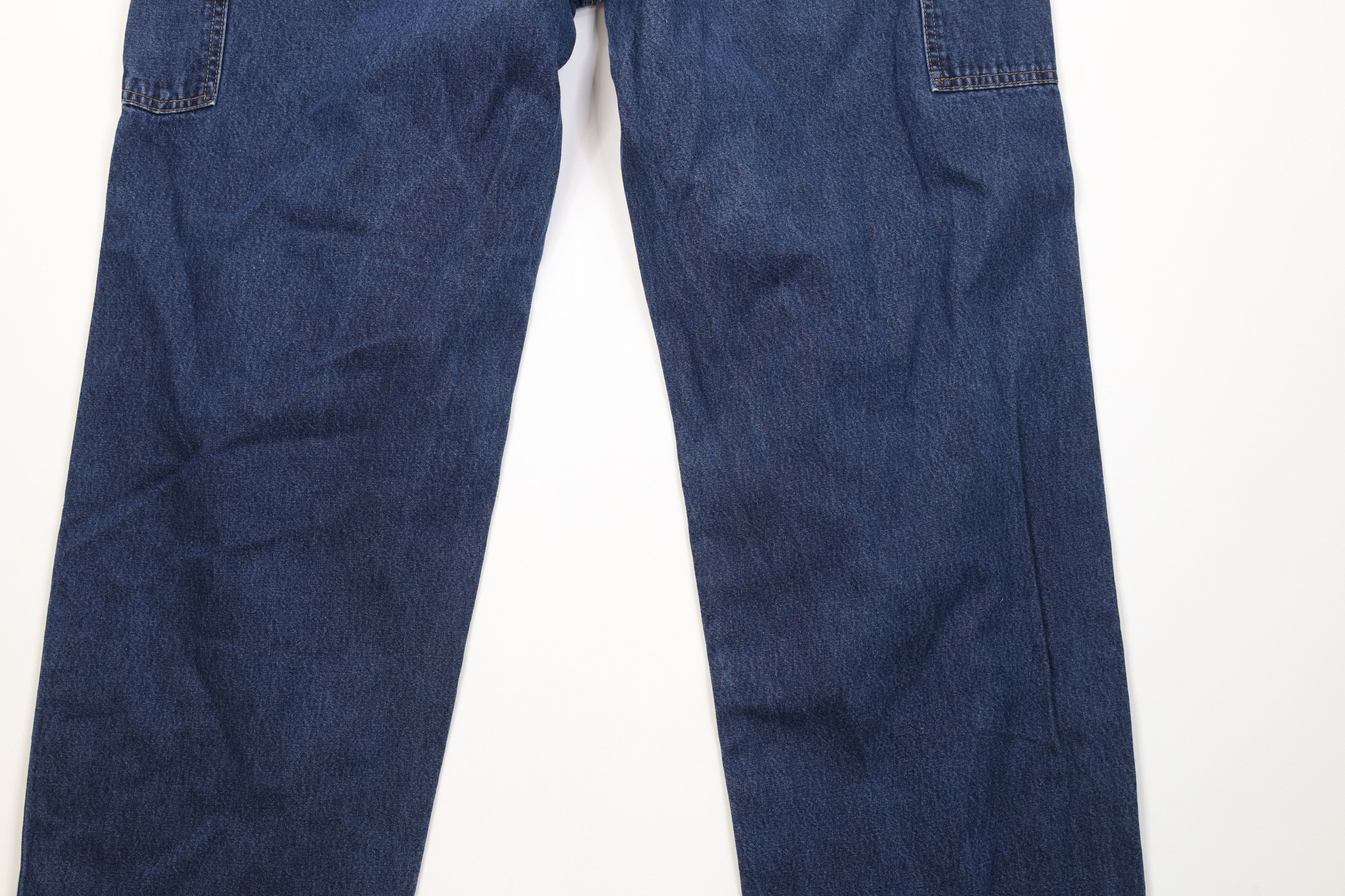 Carhartt Vintage Y2K Carhartt Wide Leg Dungaree Denim Jeans Blue Size US 40 / EU 56 - 13 Thumbnail