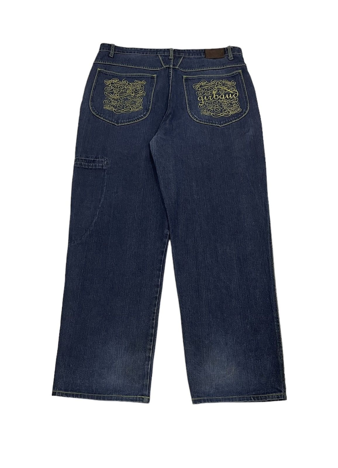 JNCO Vintage MFG Baggy Jeans Embroidery Logo Size US 41 - 2 Thumbnail