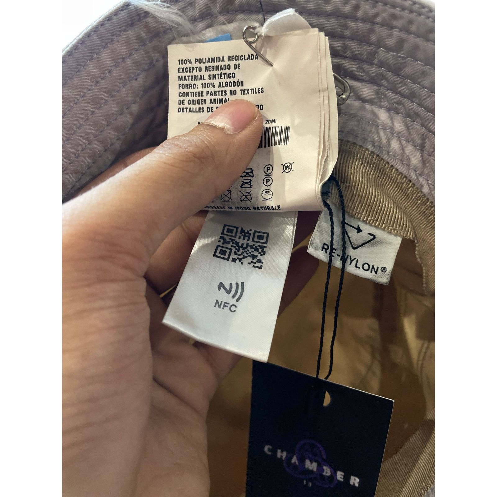 Prada Prada Grey Bucket Hat Size 34 - 3 Thumbnail