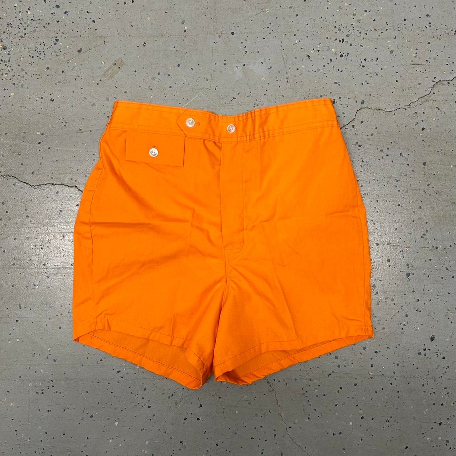 Other Orange vintage 70s shorts Size 29" - 1 Thumbnail