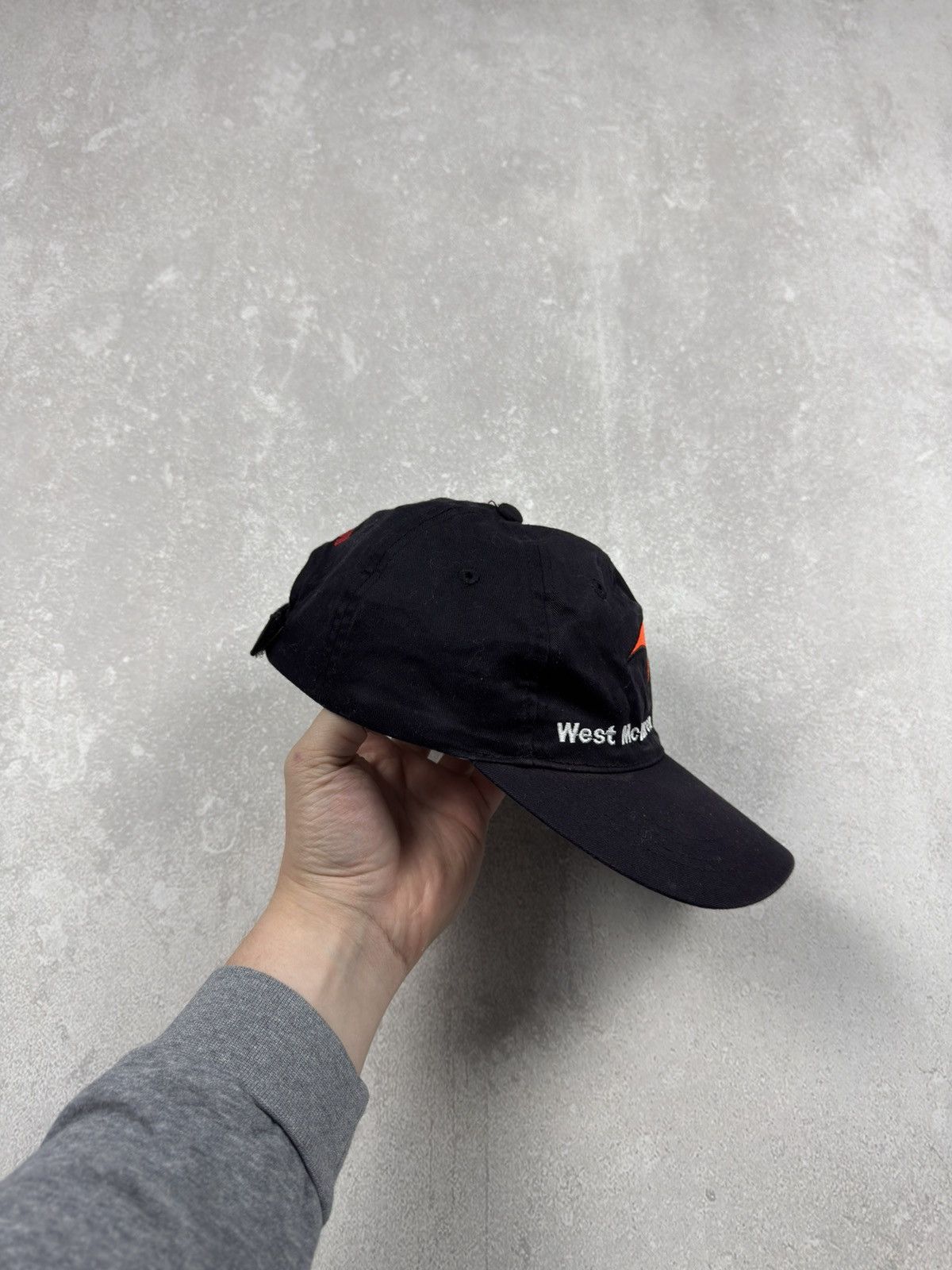 Mercedes-Benz Vintage Mercedes Benz West McLaren Racing Cap Canon Y2K Hats Size ONE SIZE - 5 Thumbnail