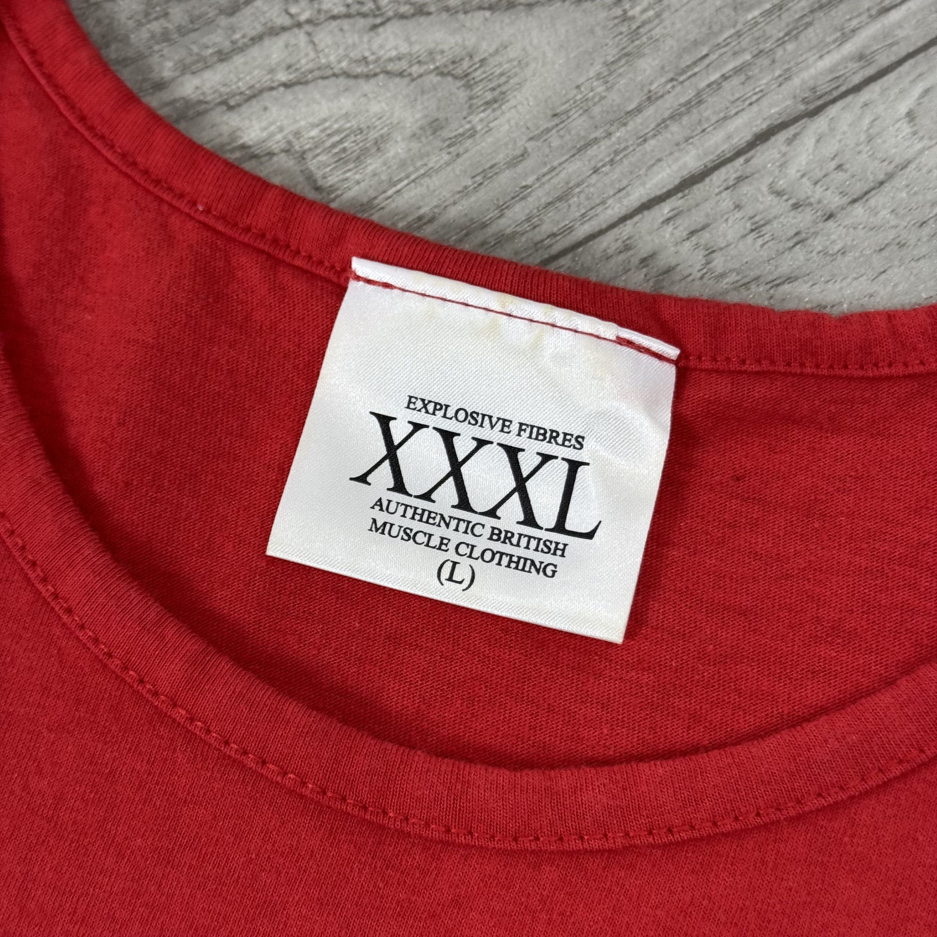 Vintage Vintage Gym Tank Top "LIFES TOO SHORT TO STAY SMALL" Red Size US M / EU 48-50 / 2 - 9 Thumbnail