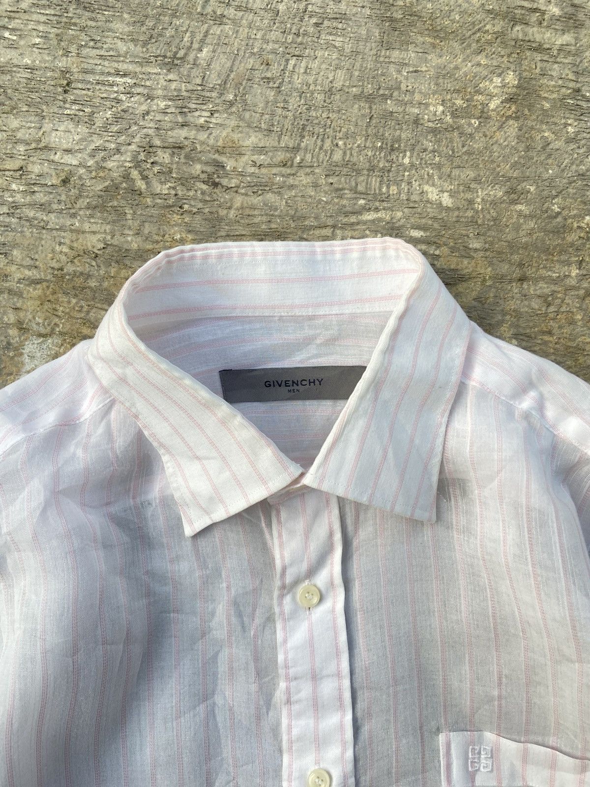 Givenchy 💸NEED GONE💸Givenchy Linen Stripe Button Ups Shirt Size US L / EU 52-54 / 3 - 3 Thumbnail