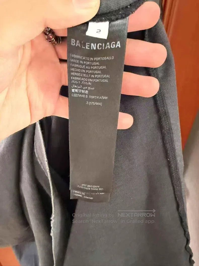 Balenciaga Balenciaga Tape 3B Patchwork Short Sleeve Size US M / EU 48-50 / 2 - 4 Thumbnail