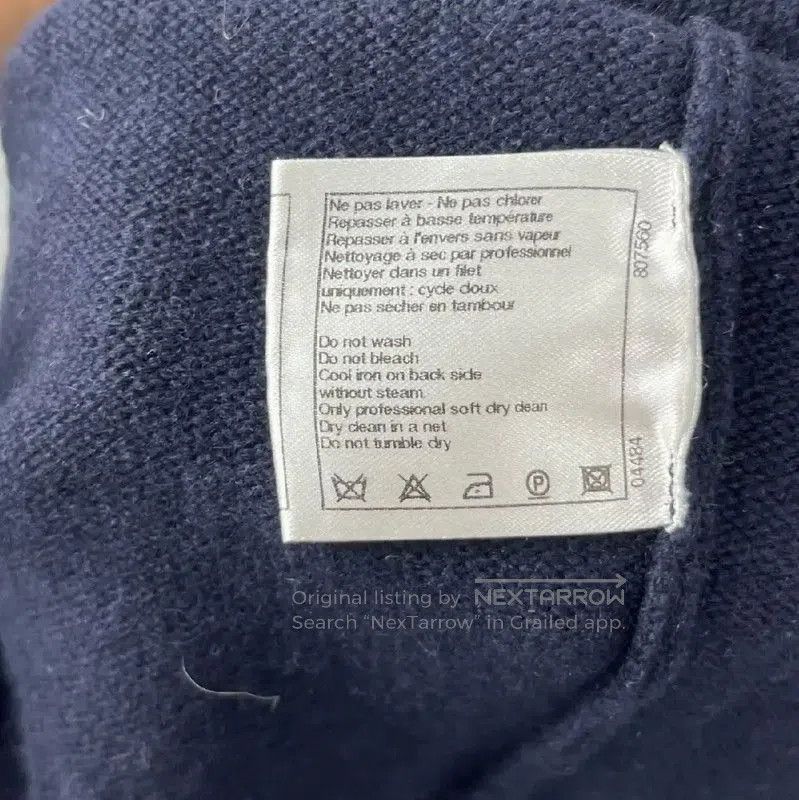 Chanel Chanel Navy Wool Sweater for Women . Size M / US 6-8 / IT 42-44 - 5 Thumbnail