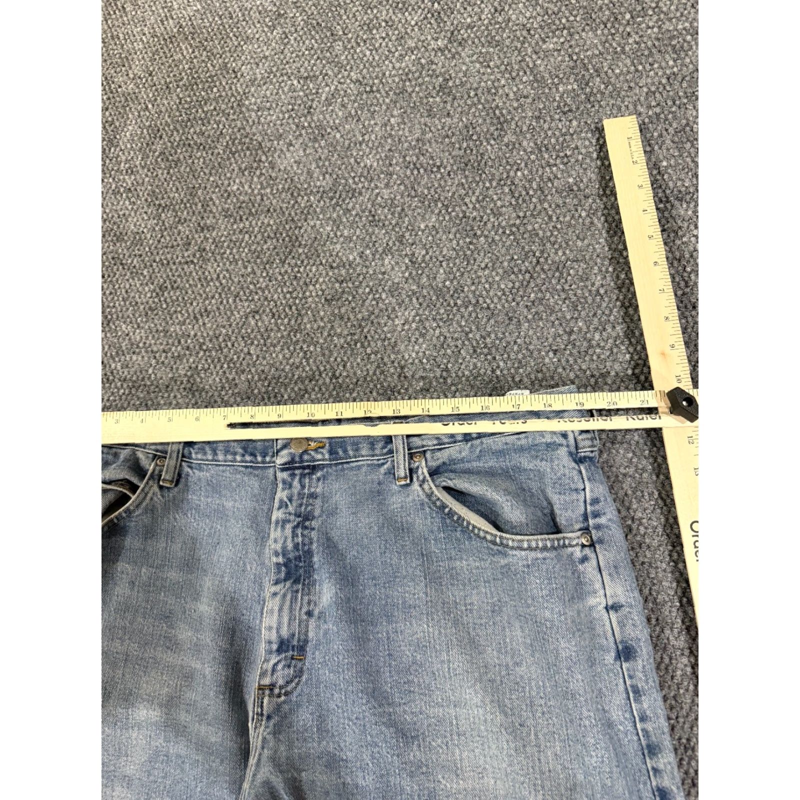 Wrangler Wrangler Jeans Regular 40x30 Relaxed Fit Denim Blue 5-Pocket Straight Mens Size US 40 / EU 56 - 3 Thumbnail