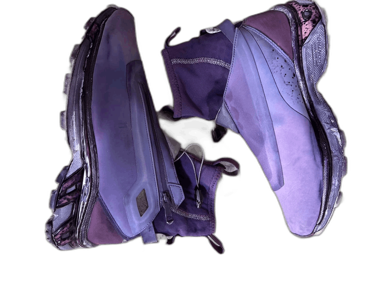 11 By Boris Bidjan Saberi Purple Salomon Tech Wear Running Shoes Size US 10 / EU 43 - 1 Thumbnail