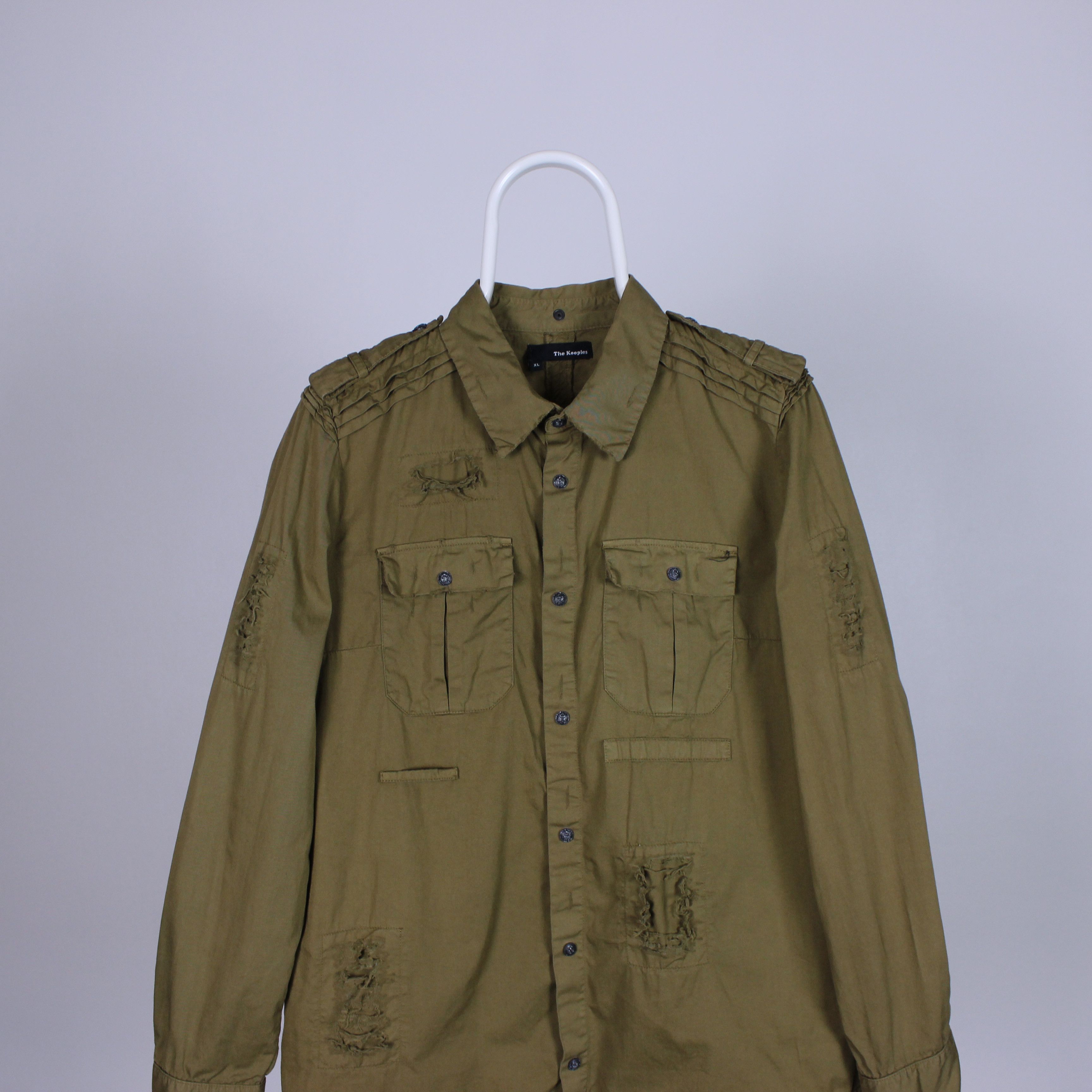 The Kooples The Kooples vintage men jacket military olive green L XL Size US L / EU 52-54 / 3 - 2 Thumbnail
