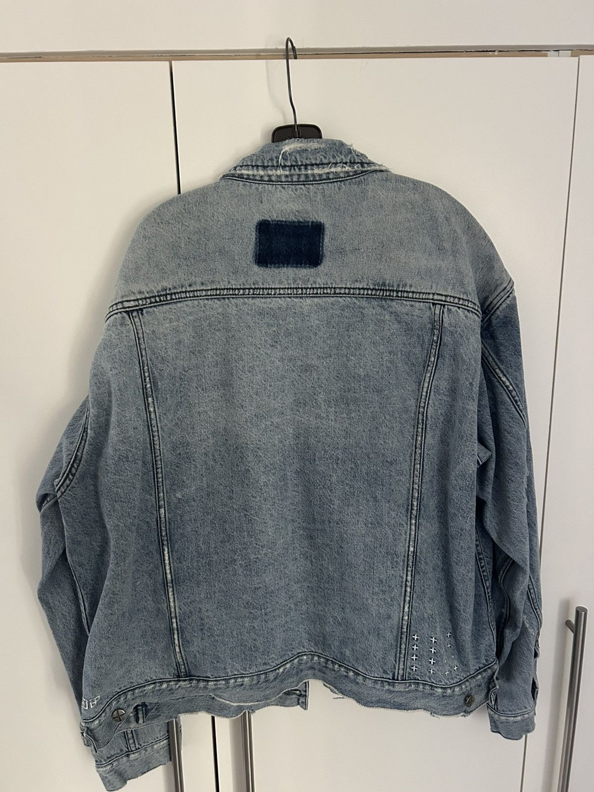 Ksubi Ksubi Distressed Jean Jacket Size US XXL / EU 58 / 5 - 5 Thumbnail
