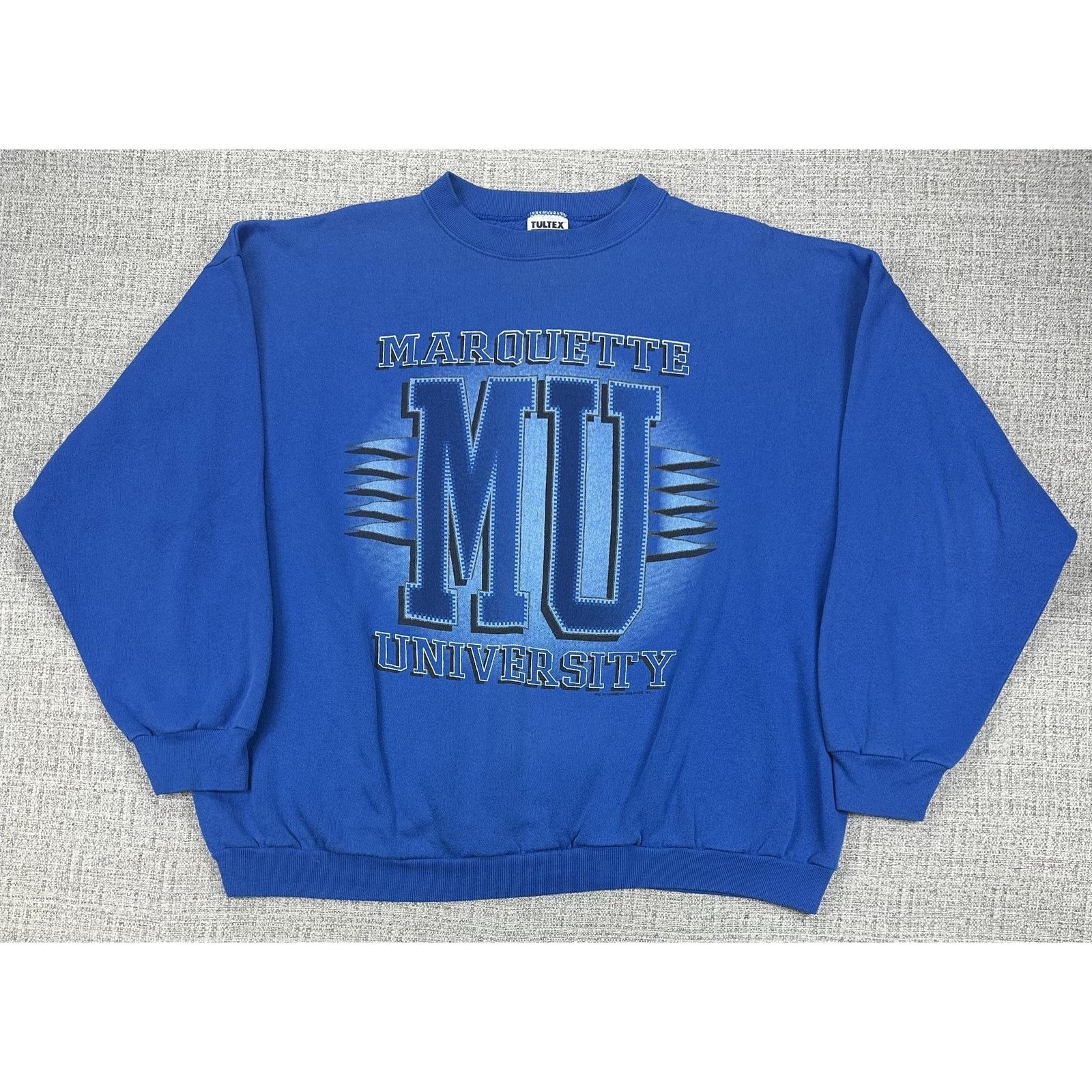 Tultex Marquette Golden Eagles Sweatshirt Sz 2XL Basketball USA 90 Size US XXL / EU 58 / 5 - 1 Thumbnail