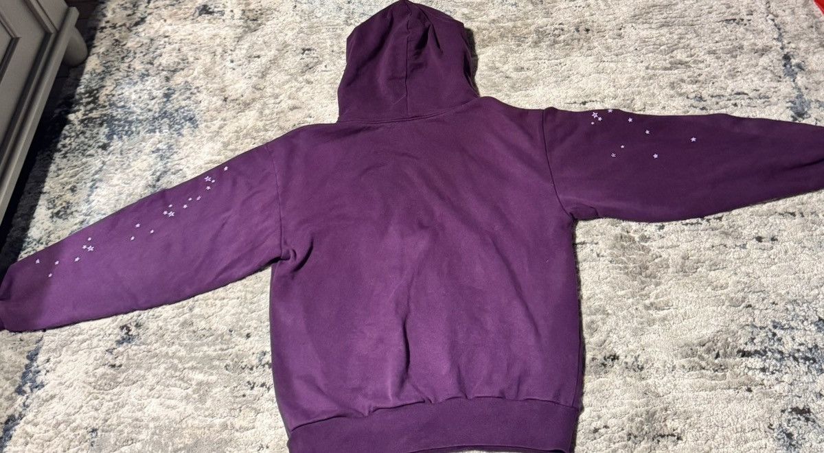 Sp5der PURPLE STAR OG WEB V2 HOODIE Size US S / EU 44-46 / 1 - 3 Thumbnail