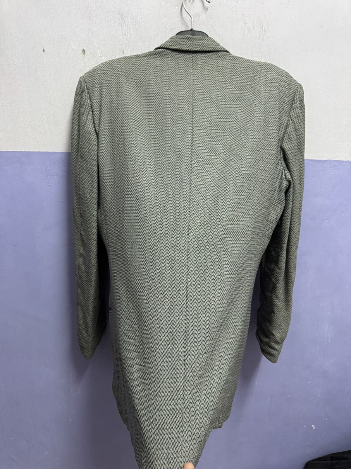 Giorgio Armani Vintage Giorgio Armani Waze Design Blazer Size US M / EU 48-50 / 2 - 14 Thumbnail