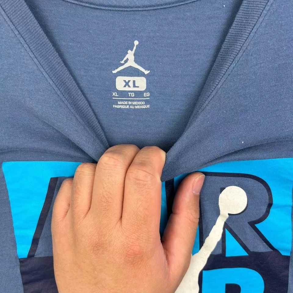 Jordan Brand Air Jordan Shirt Men Jumpman Short Sleeve Crew Neck XL Size US XL / EU 56 / 4 - 4 Thumbnail