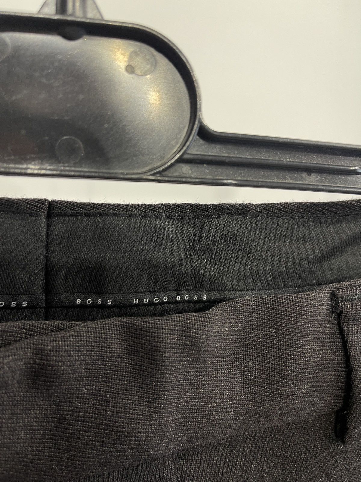 Hugo Boss Vintage Hugo boss trousers classic pants black wool 50 Size 40R - 3 Thumbnail