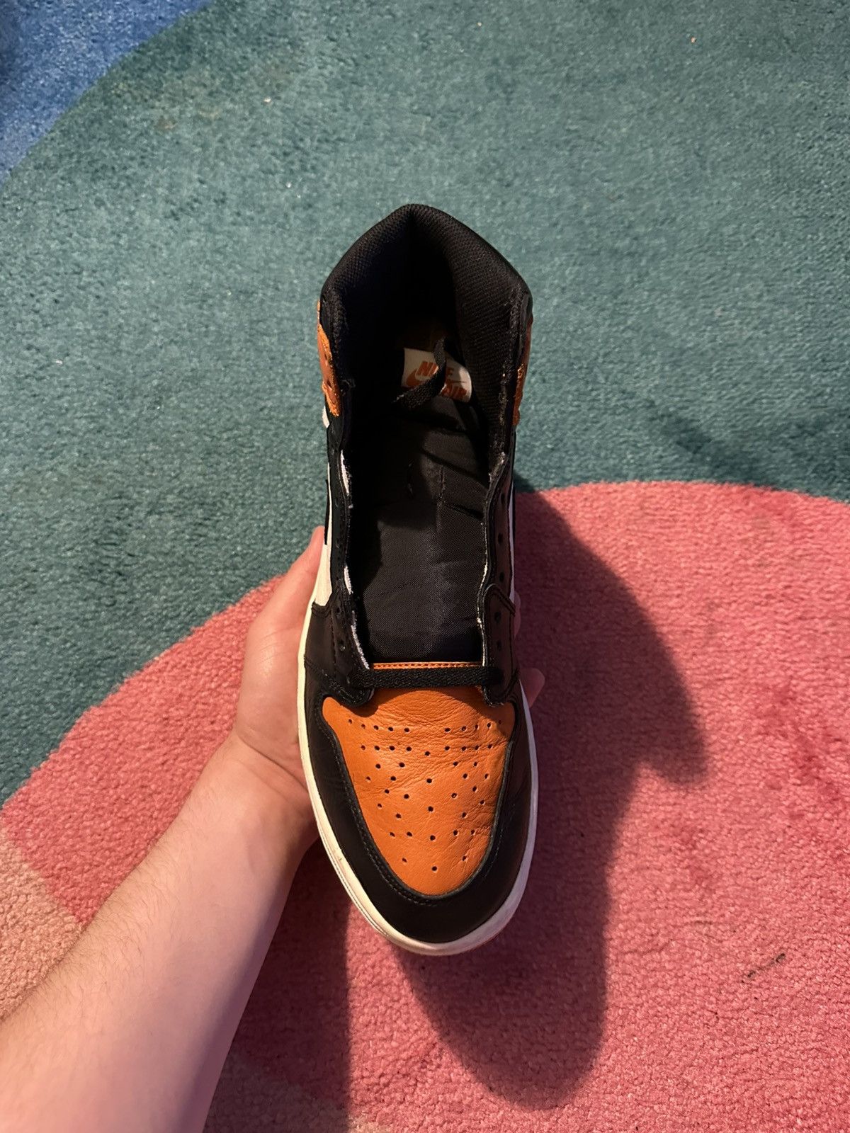 Jordan Brand Air Jordan 1 Retro High OG Shattered Backboard 2015 Size US 12 / EU 45 - 3 Thumbnail