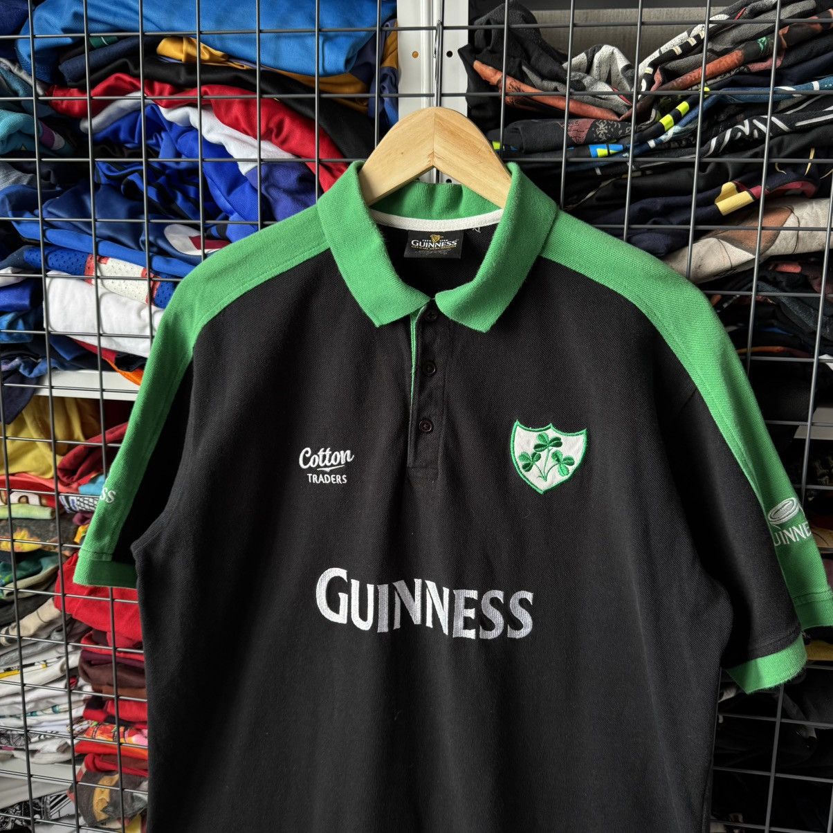 Cotton Traders × Vintage Vintage Cotton Traders Ireland Guinness Rugby Polo Shirt Size US L / EU 52-54 / 3 - 2 Thumbnail