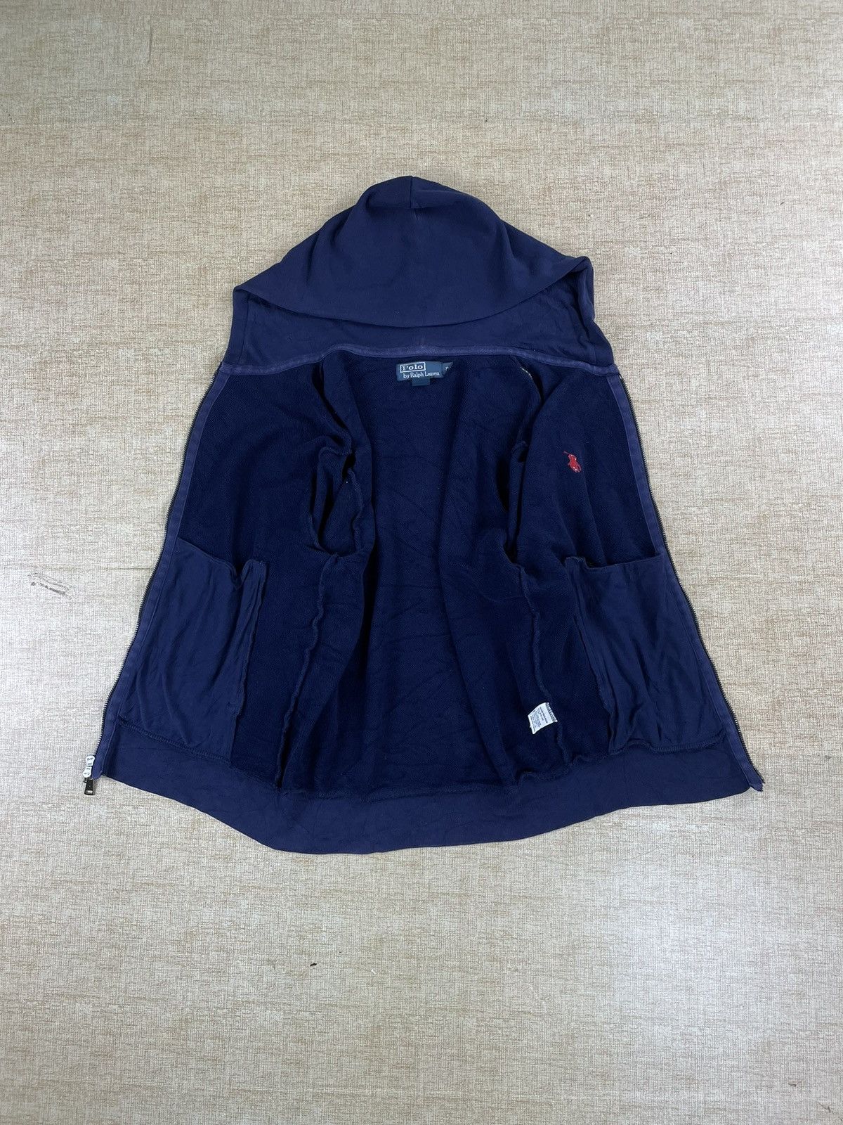 Polo Ralph Lauren × Vintage POLO RALPH LAUREN Vintage 90s Embroidery Logo Zipper Hoodie Size US M / EU 48-50 / 2 - 5 Thumbnail