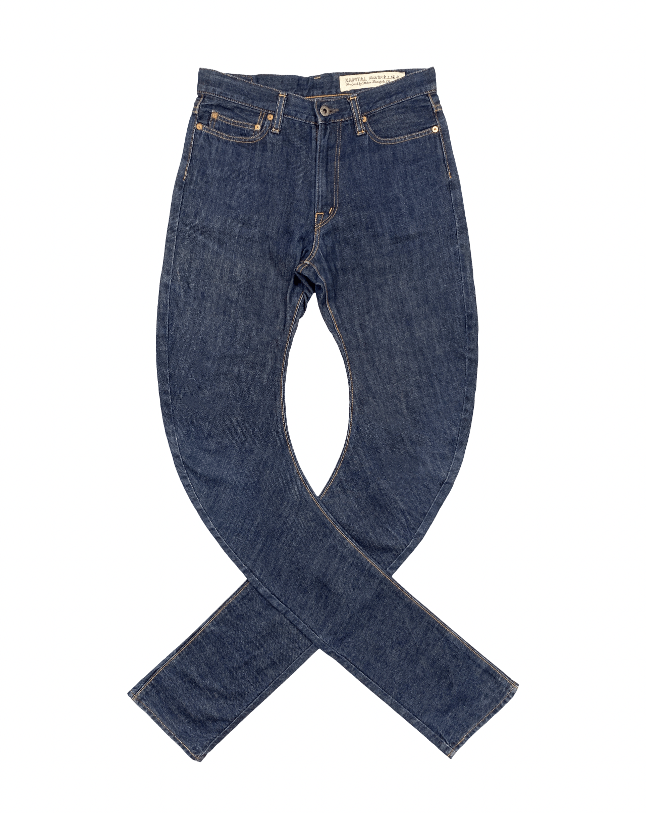 Kapital × Kapital Kountry Twisted / Curve Seam Denim Jeans Size US 30 / EU 46 - 1 Thumbnail