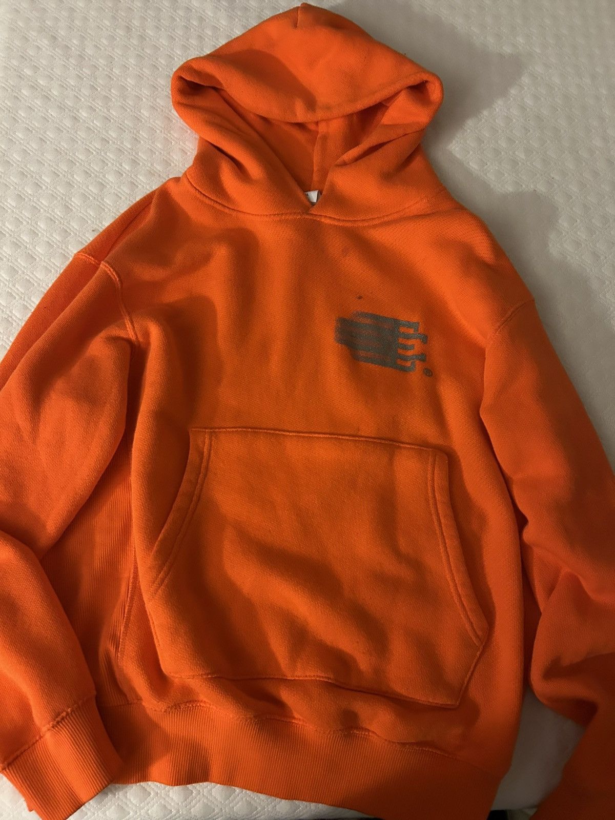 Eric Emanuel Neon Orange Eric Emanuel Lightweight Hoodie Size US S / EU 44-46 / 1 - 1 Thumbnail